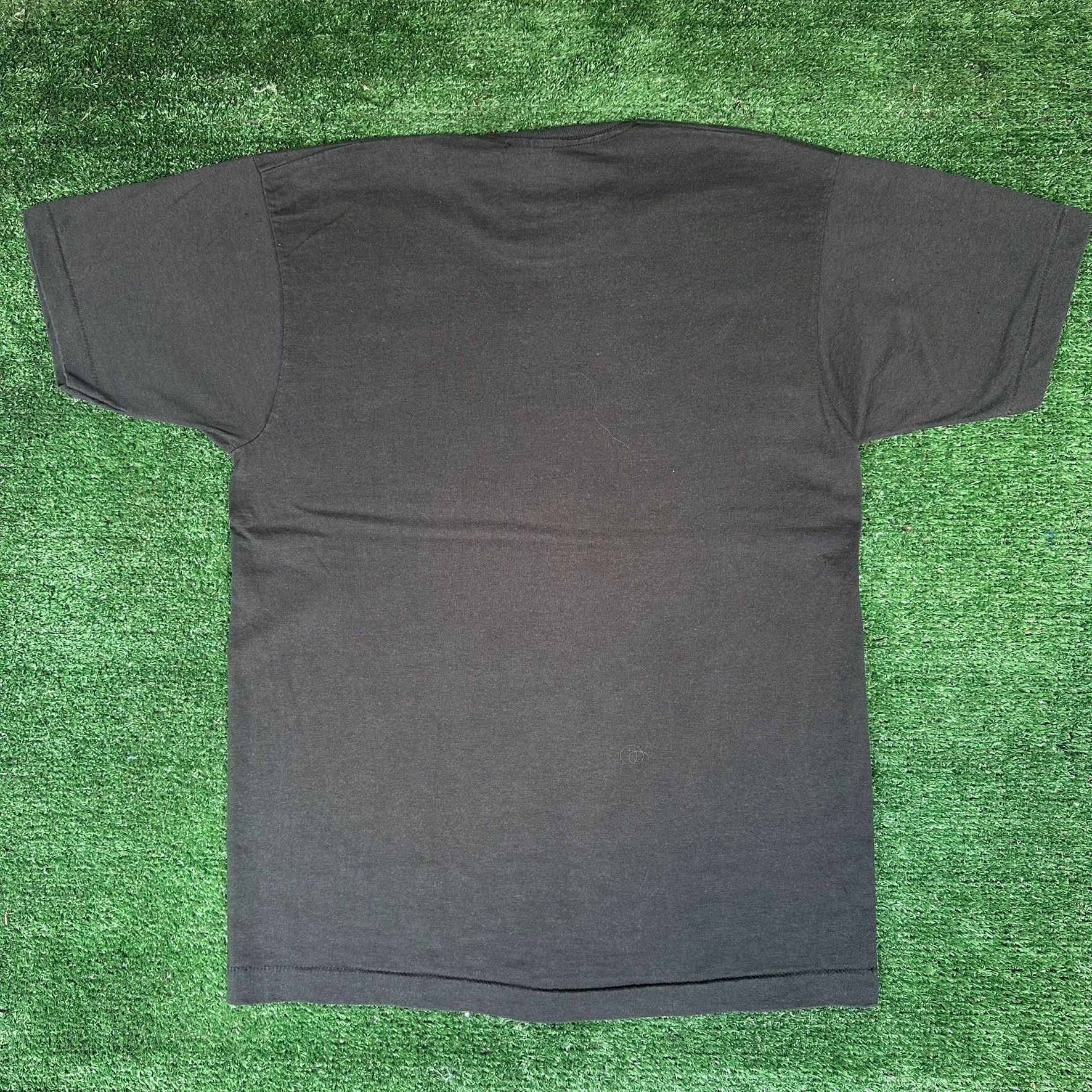 Japanese Brand Vintage 80s Foreign Language Week T-Shirt Single Stitch Blac Size US M / EU 48-50 / 2 - 5 Thumbnail