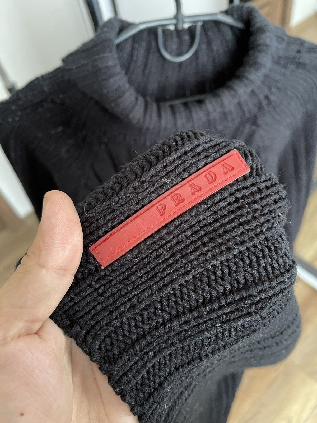 Prada Prada Turtleneck Cable Wool Knit Turtleneck Sweater Size US M / EU 48-50 / 2 - 7 Thumbnail