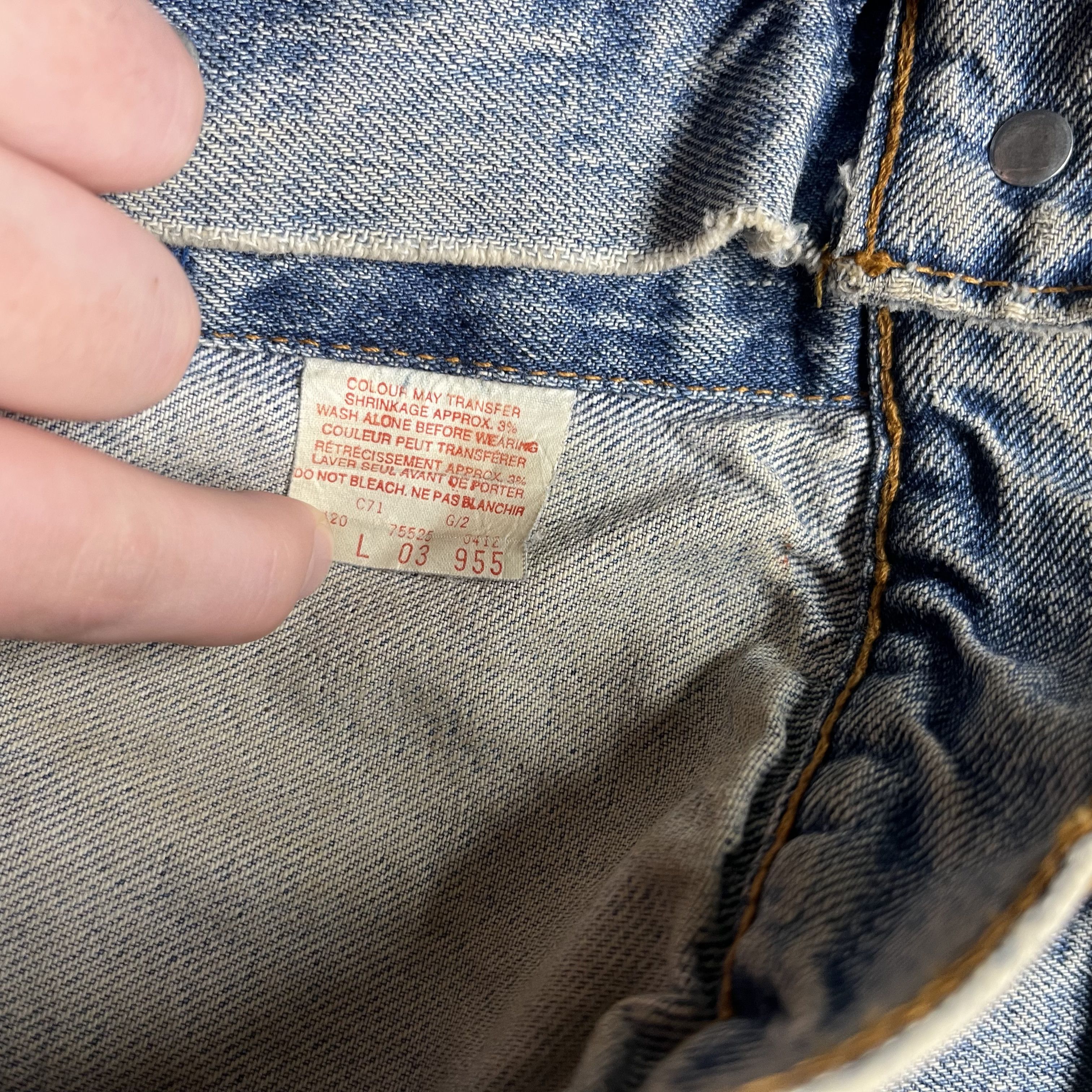 Levi's × Vintage Vintage Levis Strauss 1990s Denim Trucker Jacket XL Size US XL / EU 56 / 4 - 9 Thumbnail