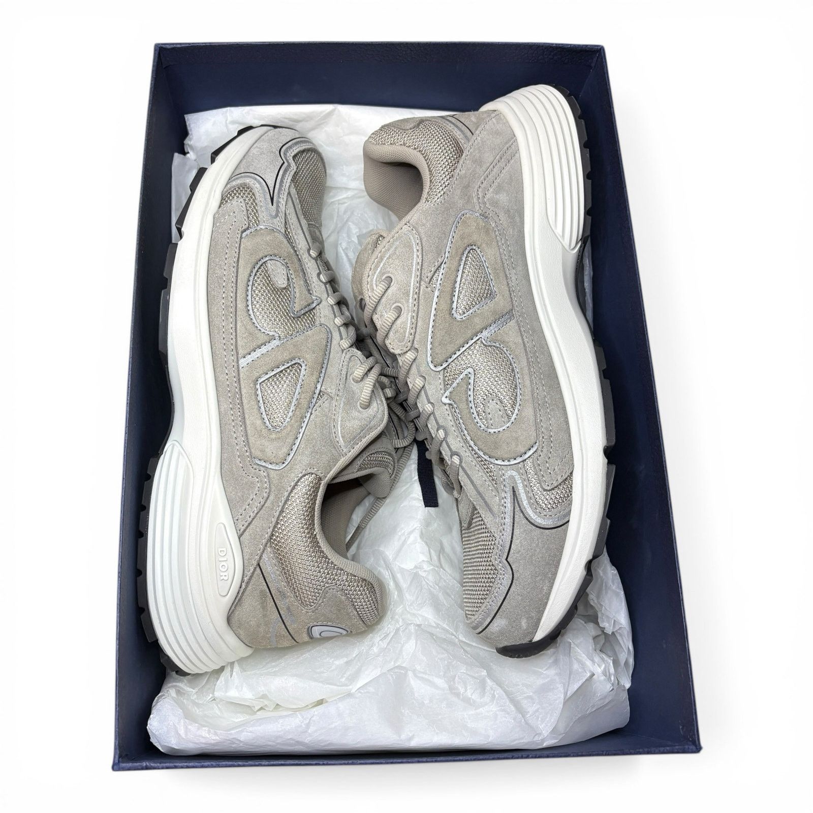 Dior Dior B30 Grey Suede Sneakers | Size 46 (13US) Size US 13 / EU 46 - 1 Thumbnail