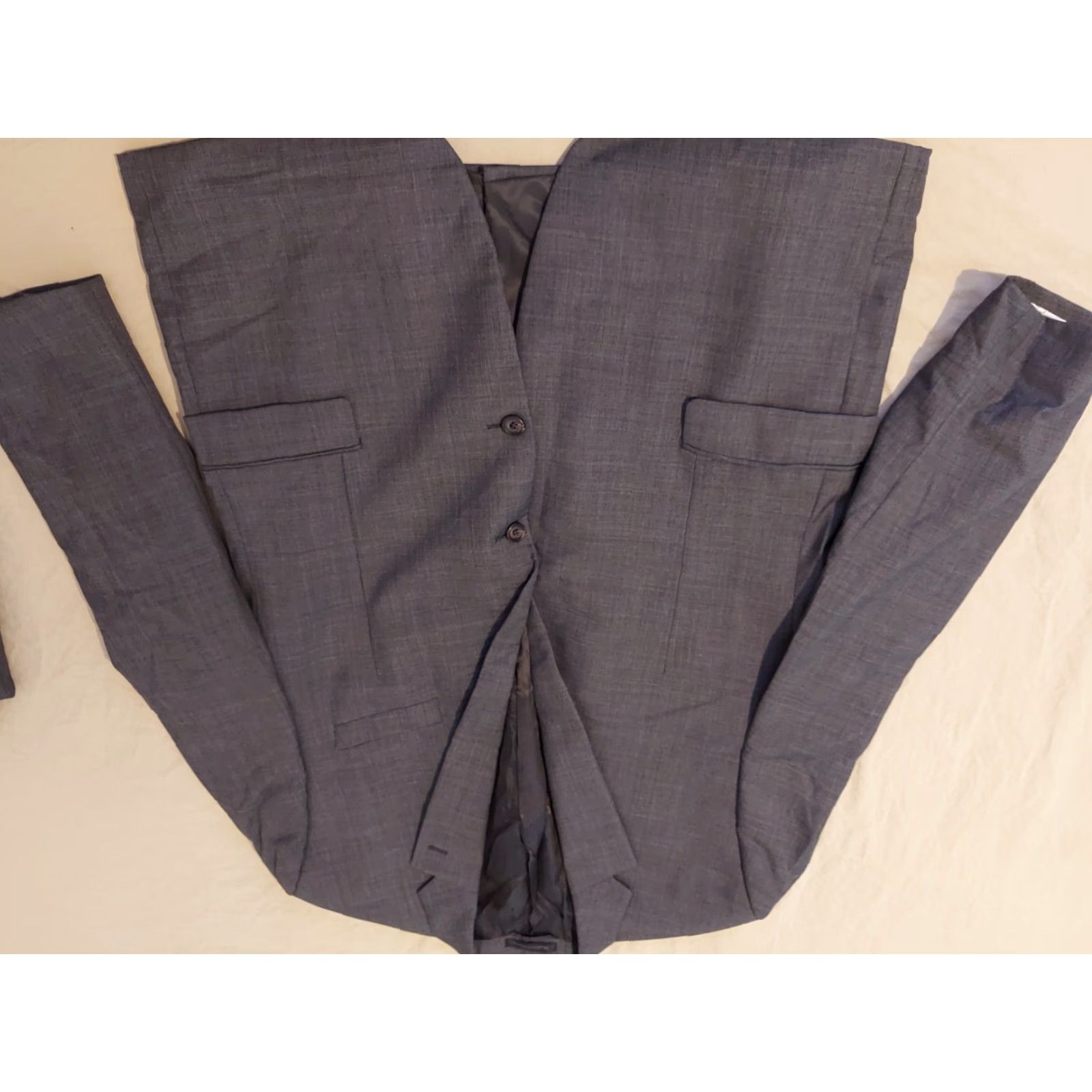 Polo Ralph Lauren Polo Ralph Lauren Mens Suit 46R Wool Gray 2 Piece Man Regular Size 46 Wool Suit Bain? Size US XXL / EU 58 / 5 - 2 Thumbnail