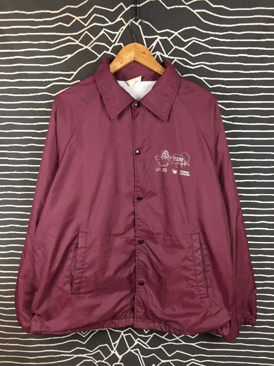 Auburn Sportswear Vtg 80s 90s Auburn Sportswear Phoenix Coolers Coaches Jacket Size US XL / EU 56 / 4 - 1 Thumbnail