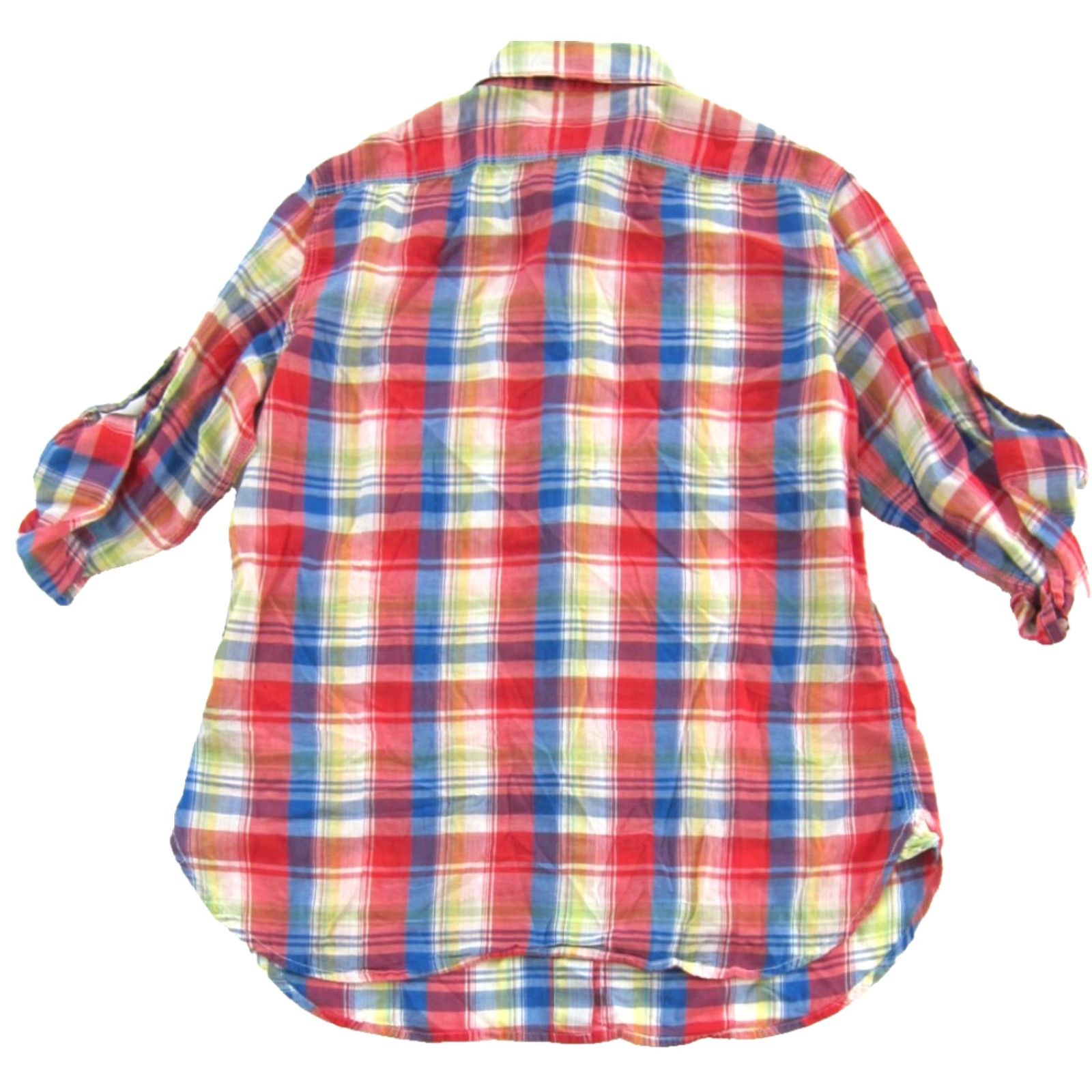 Ralph Lauren Ralph Lauren Green Label Blouse 100% Cotton Plaid Long Sleeve M Red Women Size M / US 6-8 / IT 42-44 - 2 Thumbnail