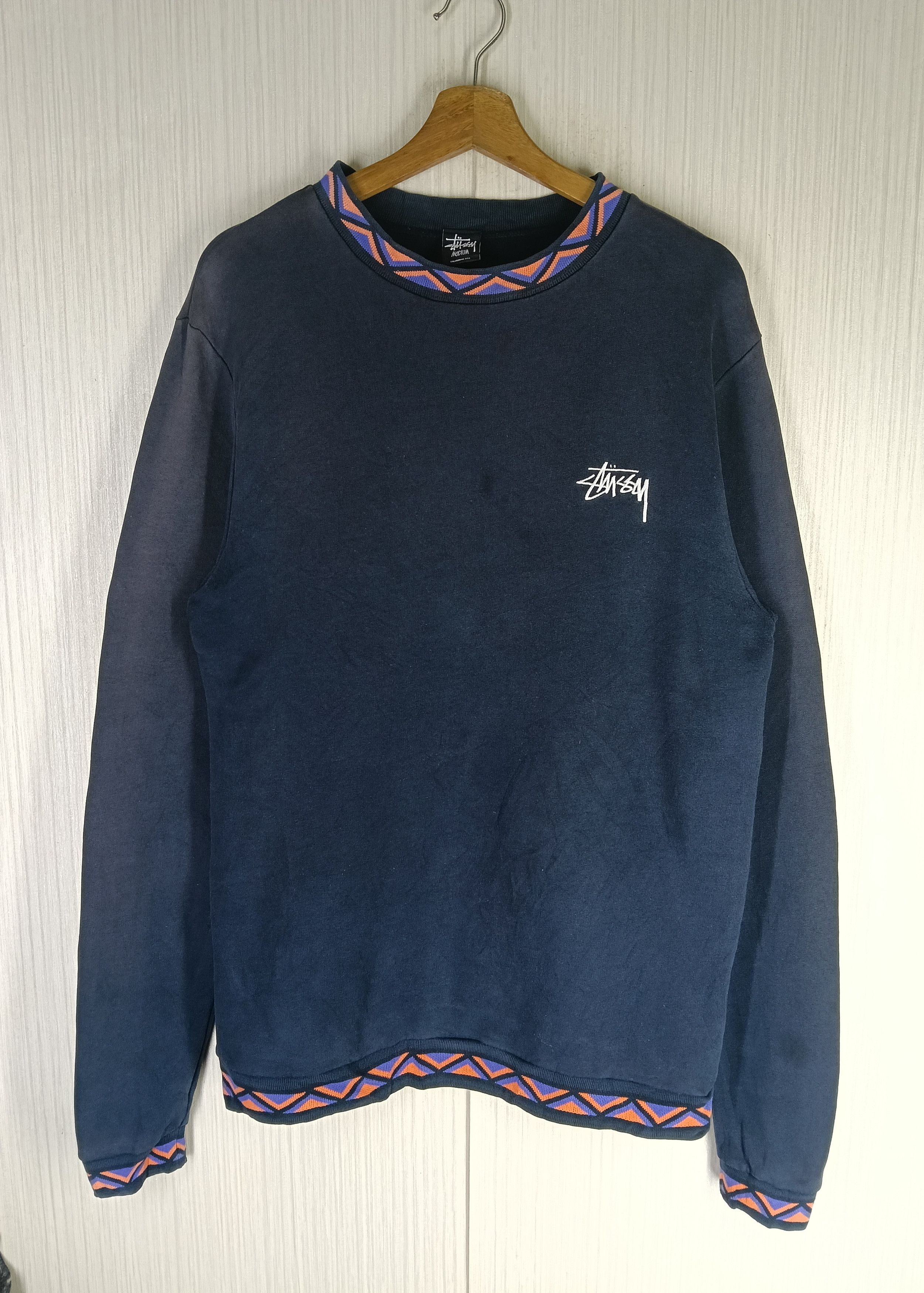 Stussy Rare Vintage 90s Stussy Tom Tom Sweatshirt Size US M / EU 48-50 / 2 - 2 Thumbnail