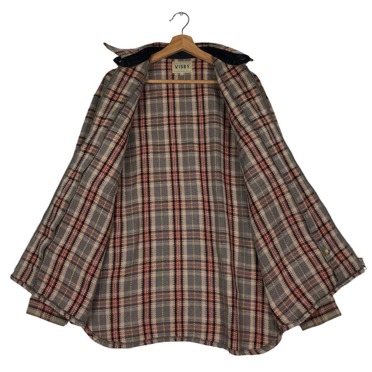 Japanese Brand 🔥VINTAGE WOOL ZIPPER JACKET VISBY ISSEY MIYAKE JAPAN Size US L / EU 52-54 / 3 - 13 Thumbnail