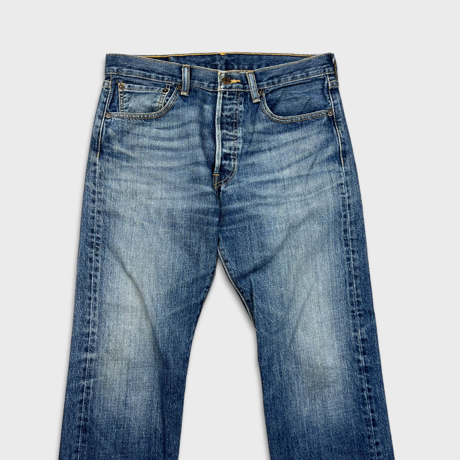 Levi's × Vintage Levi's 501 Jeans 32x29 Original Fit Straight Leg Denim Pants Size US 32 / EU 48 - 2 Thumbnail