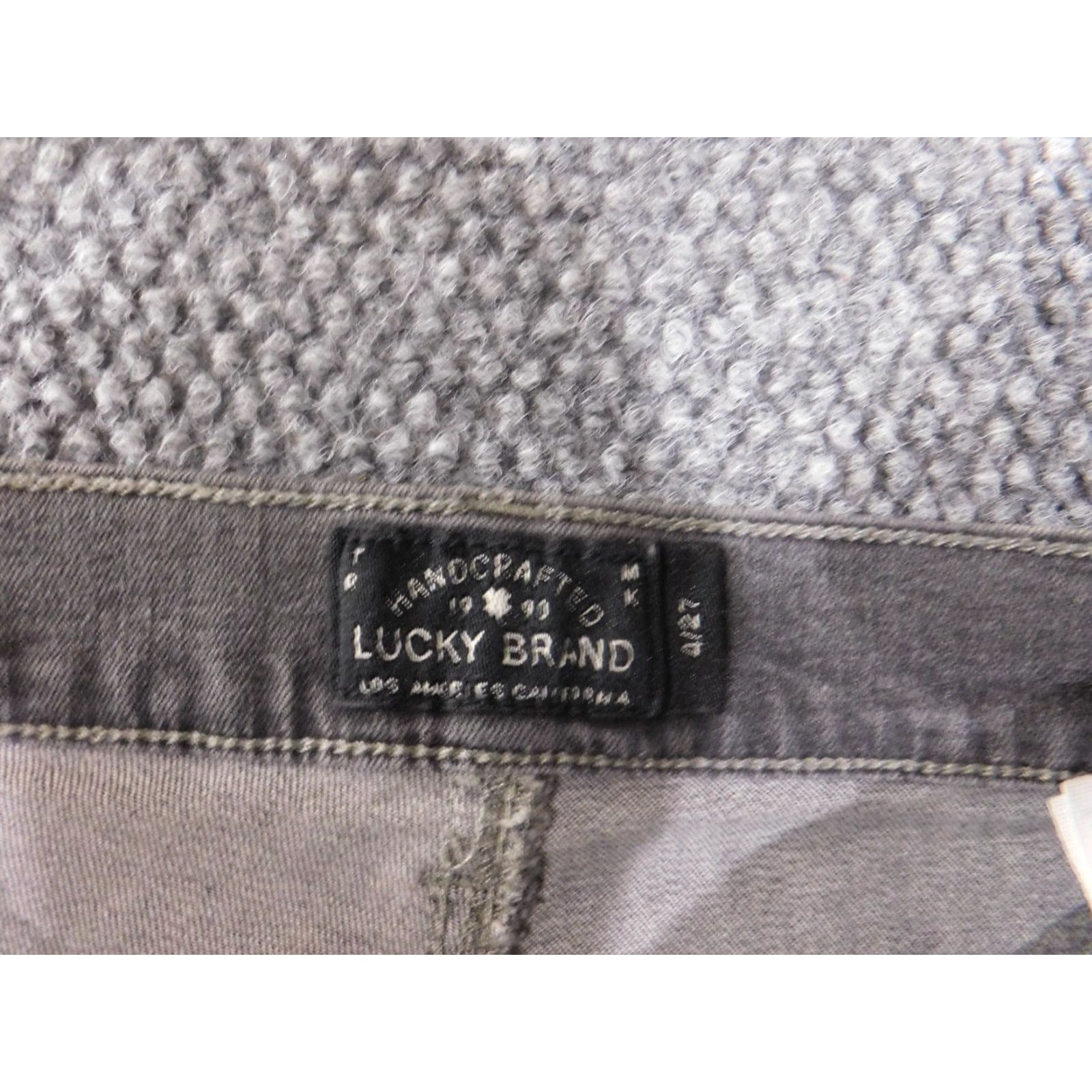 Lucky Brand Lucky Brand Jeans Women Jegging Gray Denim Stretch 4/27 Brook Legging 27 in Inseam 28 in Regular Rise Mid Designer Flower Size 27" / US 4 / IT 40 - 3 Thumbnail