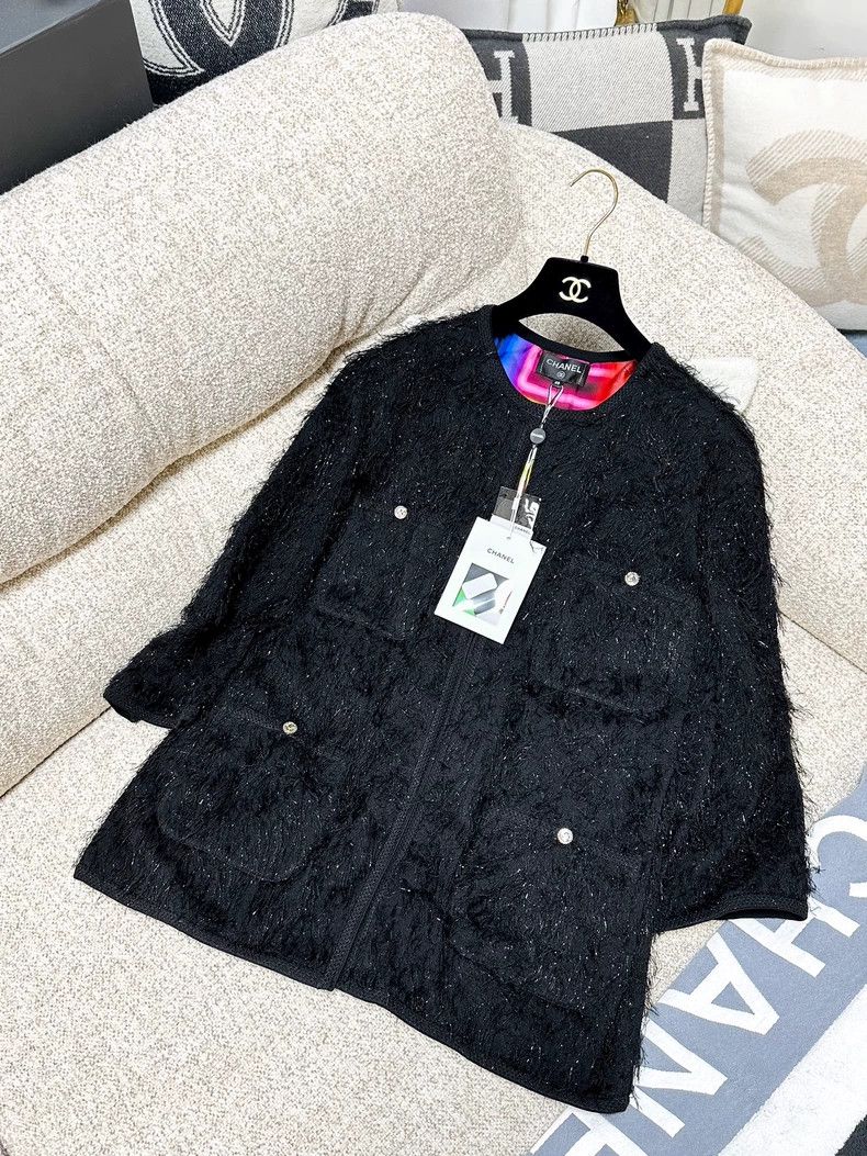 Chanel Chanel Thin tassel long-sleeved jacket Size S / US 4 / IT 40 - 2 Thumbnail