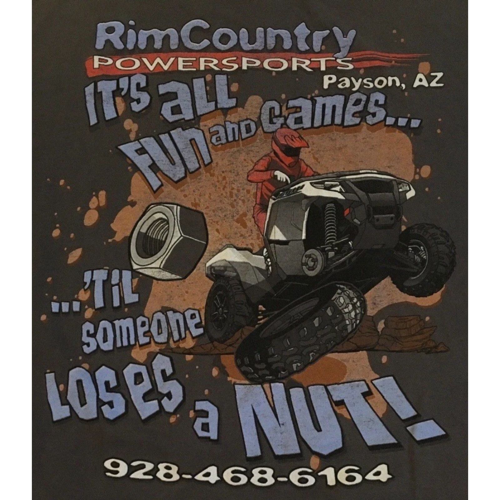Vintage Vtg Its Fun Til Someone Loses A Nut Faded Shirt XL Harley Davidson Motocross Graphic Tee Grunge 90s Mens Size US XL / EU 56 / 4 - 3 Thumbnail
