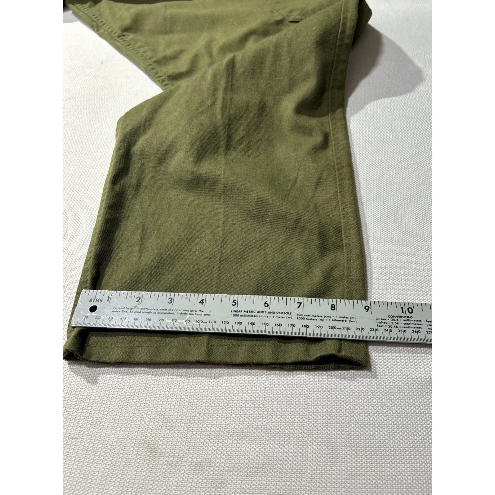Vintage VINTAGE Otavan Trebon Czech Military Field Army Trousers Green 34x31 Mens Cargo Military Pants Size US 34 / EU 50 - 7 Thumbnail