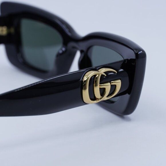Gucci 🕶️ New Gucci GG1827S 001 Sunglasses - Shiny Black Frame Size ONE SIZE - 5 Thumbnail