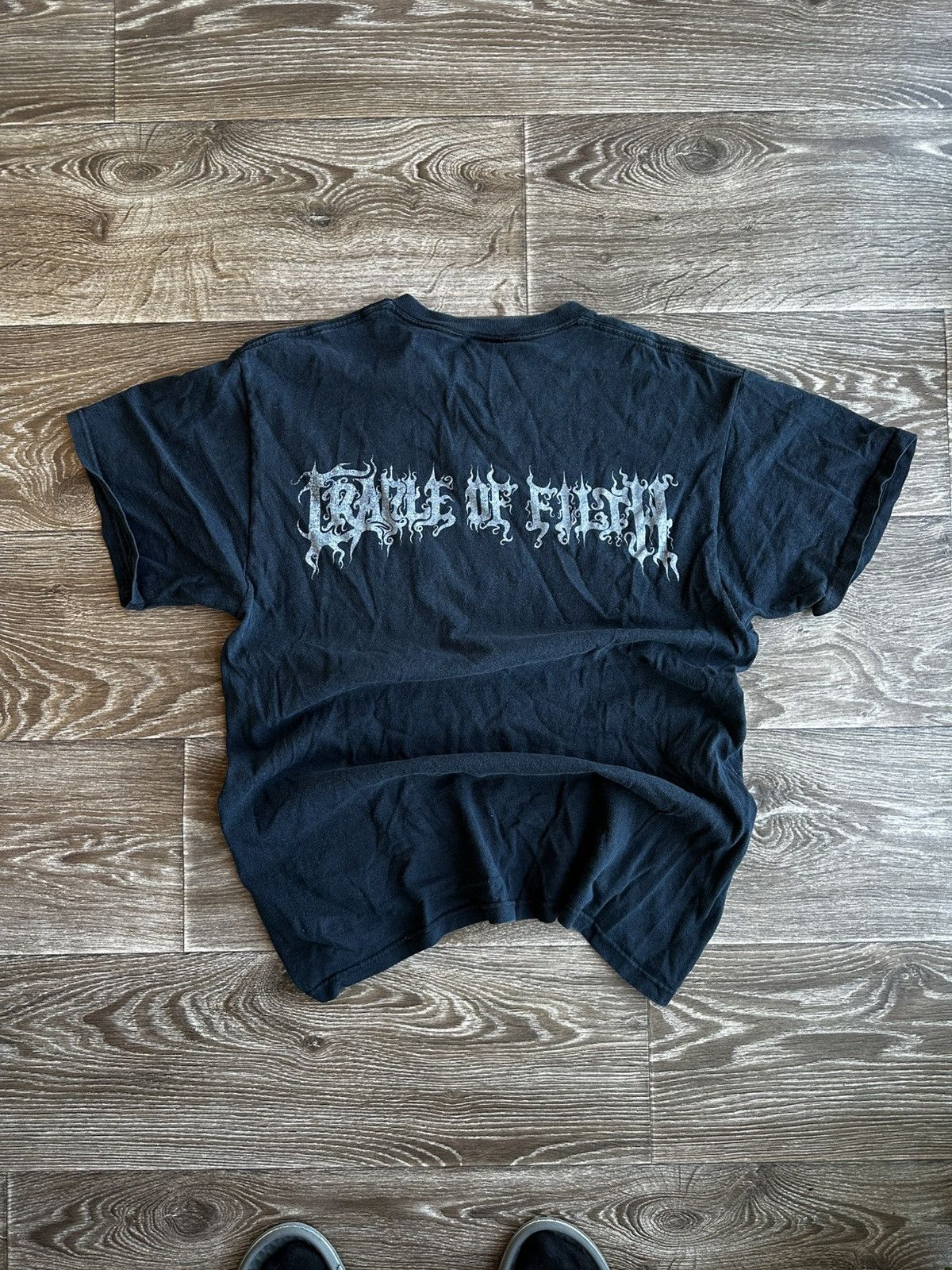 Band Tees 🔥 Vintage 90s Cradle Of Filth Viking Woman Metal Band Shirt Size US L / EU 52-54 / 3 - 6 Thumbnail