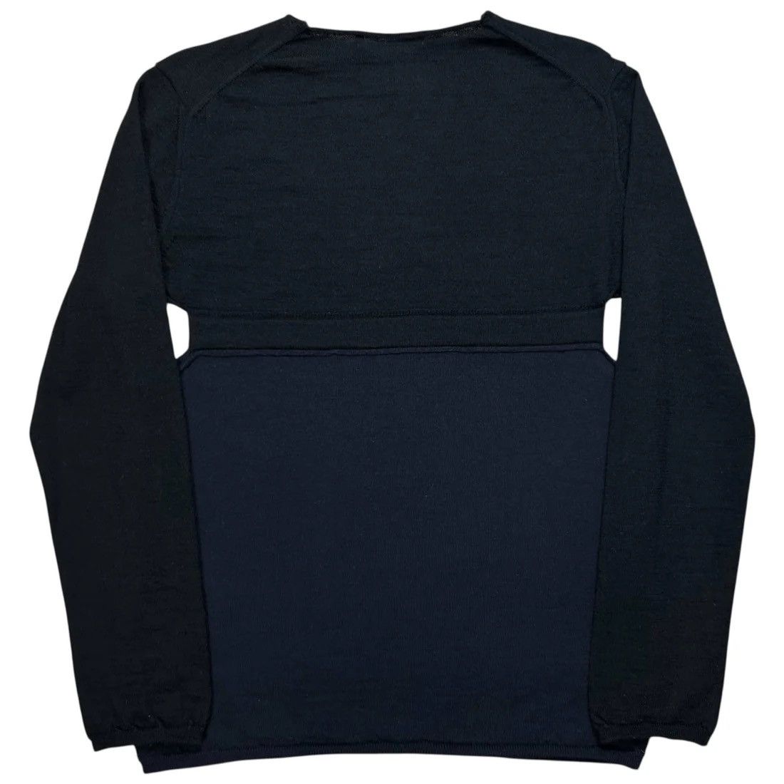 Comme des Garcons Comme des Garcons Shirt Cut Out Two Tone Wool Sweater Size US M / EU 48-50 / 2 - 3 Thumbnail