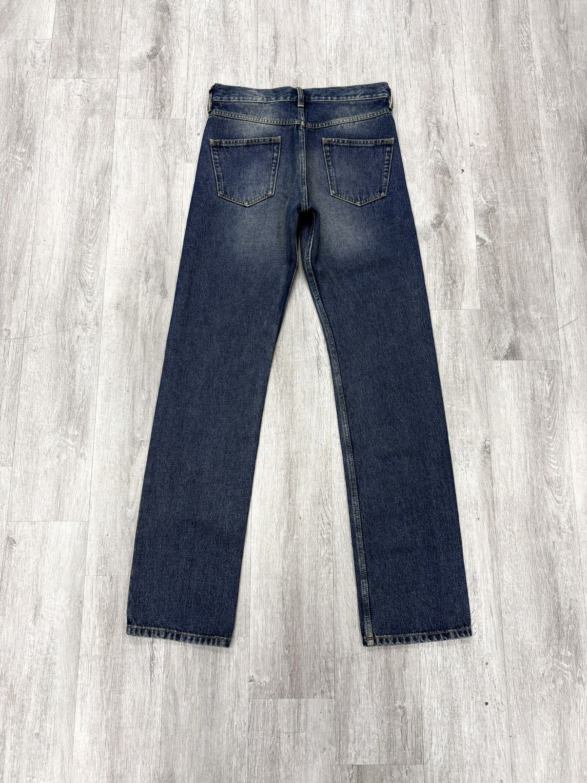 Balenciaga Balenciaga Stonewashed Bleach Brush Denim Jeans Size US 29 - 4 Thumbnail
