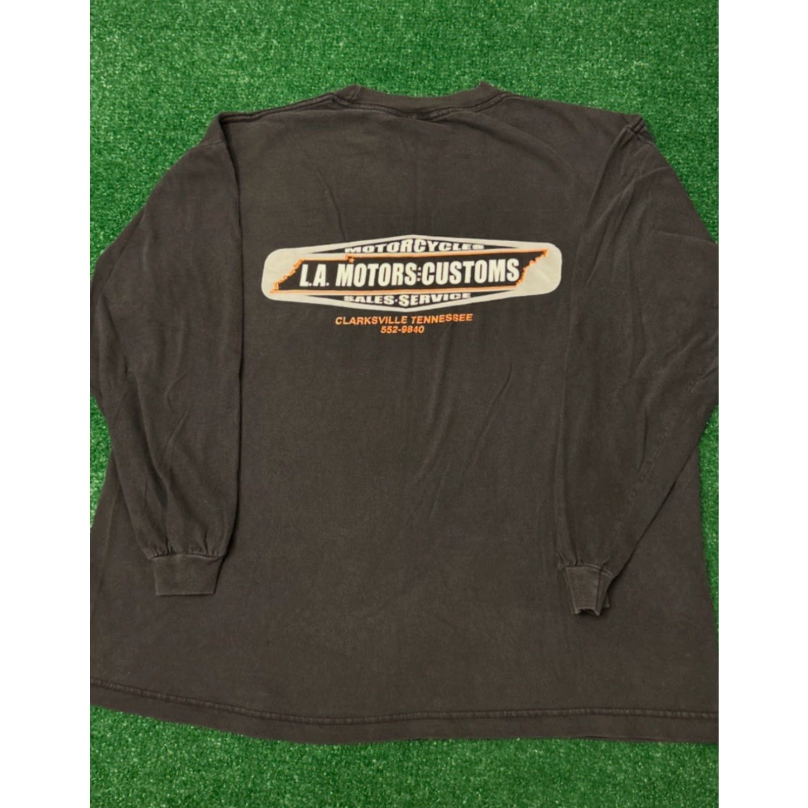 Greats VINTAGE Great American Hog Biker USA Thunder VTG Longsleeve Shirt Mens Small Size US S / EU 44-46 / 1 - 2 Thumbnail