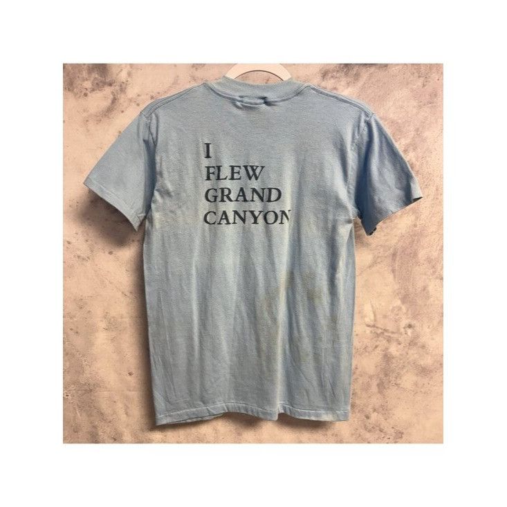 Vintage Vintage 80s Grand Canyon T Shirt Mens M Blue Single Stitch Size US M / EU 48-50 / 2 - 1 Thumbnail