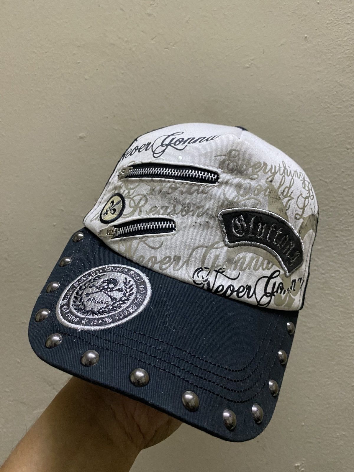 If Six Was Nine Vintage Skull Punk Gothic LGB ifsixwasnine Style Cap Size ONE SIZE - 1 Thumbnail