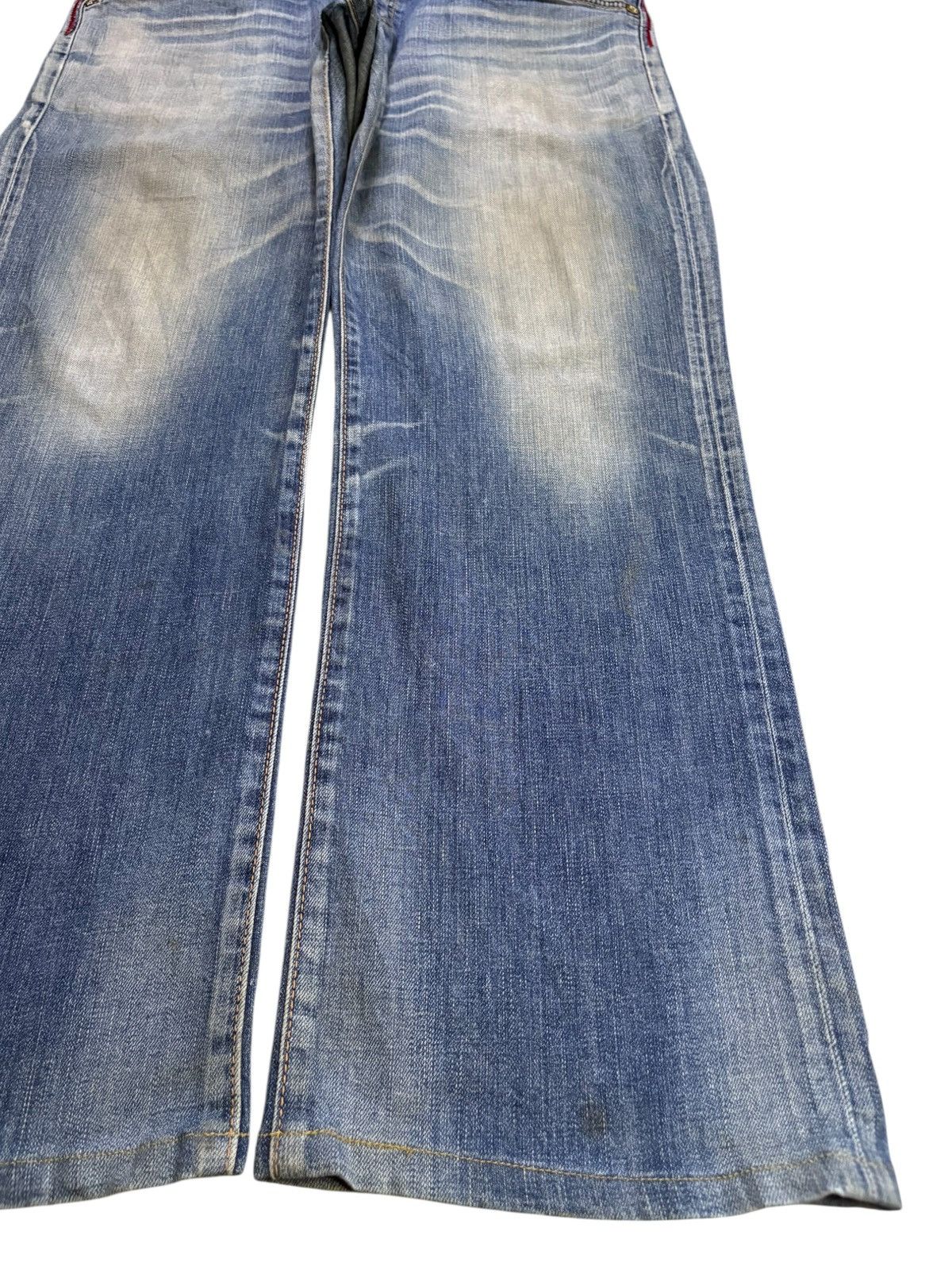 Edwin Vintage Edwin Blue Trip Mud Wash Baggy Jeans Size US 40 / EU 56 - 7 Thumbnail