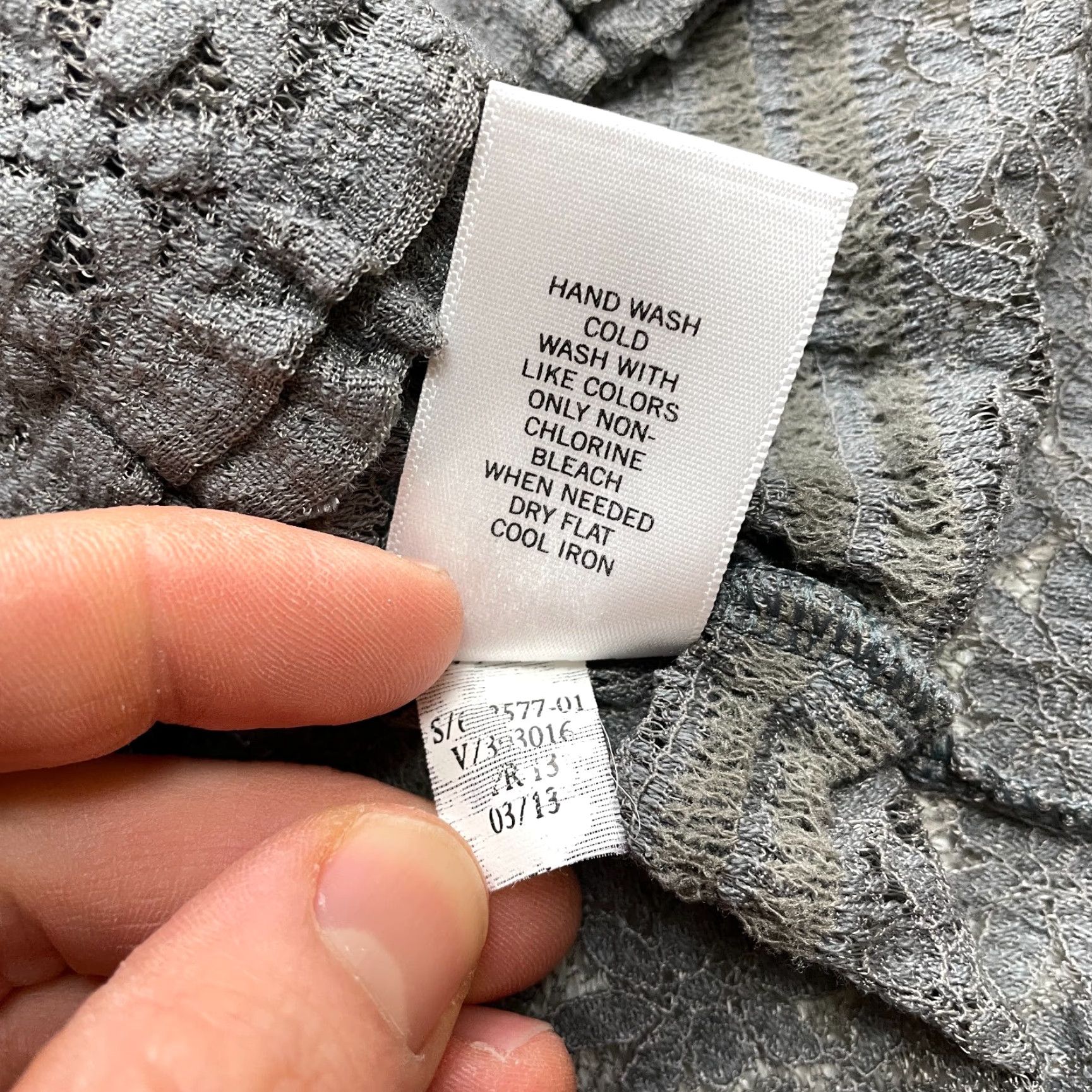 Banana Republic VINTAGE Banana Republic Shirt Womens Medium Gray Short Sleeve Layered Peasant Tee Size M / US 6-8 / IT 42-44 - 7 Thumbnail