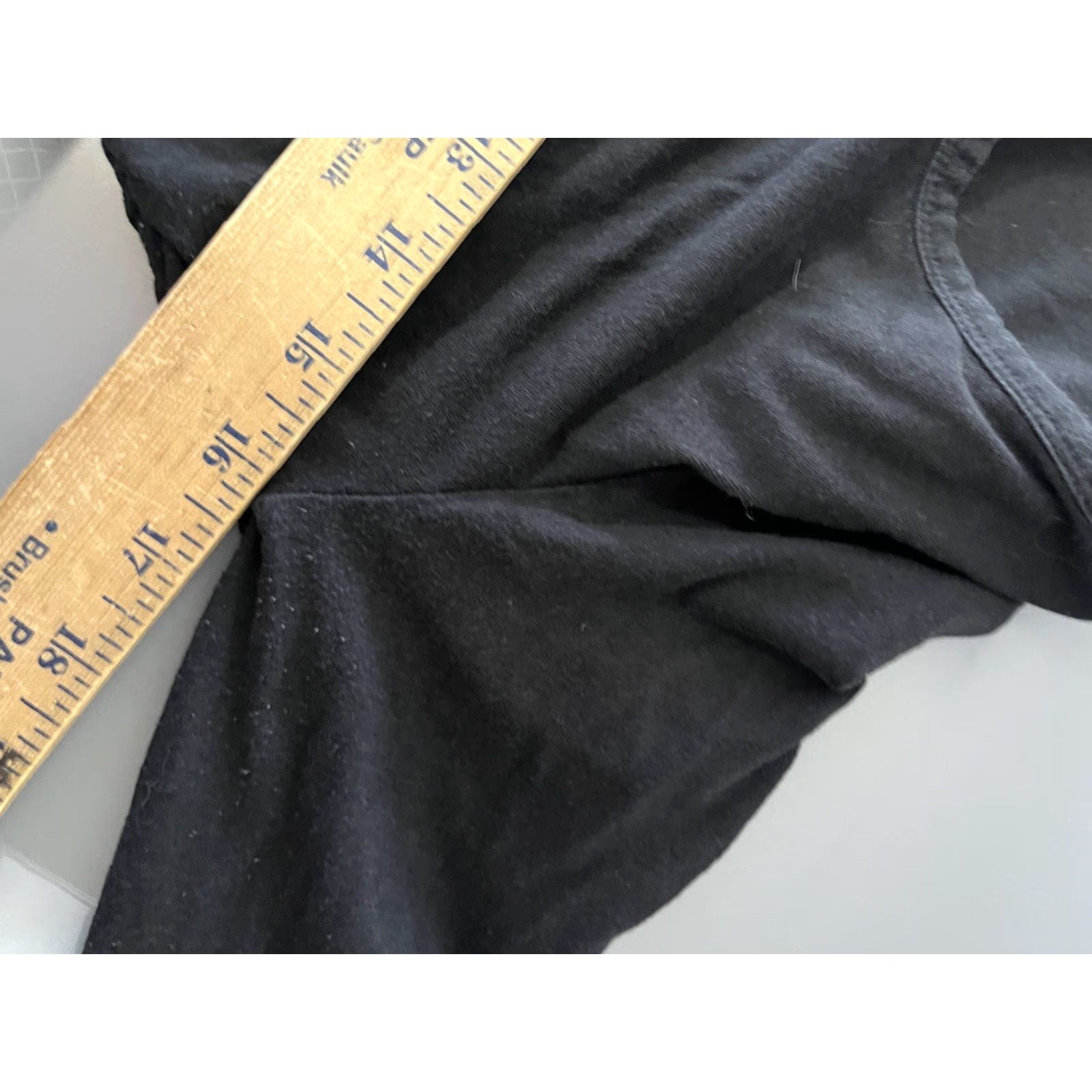 Michael Kors VINTAGE Michael Kors Women's T-Shirt Cropped Size Large 3/4 Sleeve Casual Black Cotton Modal Size L / US 10 / IT 46 - 6 Thumbnail