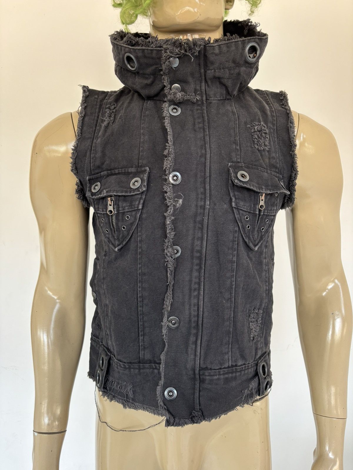 If Six Was Nine × Japanese Brand × Tornado Mart Bono Vest Denim Jacket Size US M / EU 48-50 / 2 - 5 Thumbnail