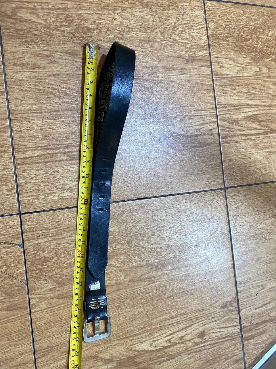 Diesel Belt Vintage black Diesel logo Streetwear Y2K Size ONE SIZE - 14 Thumbnail