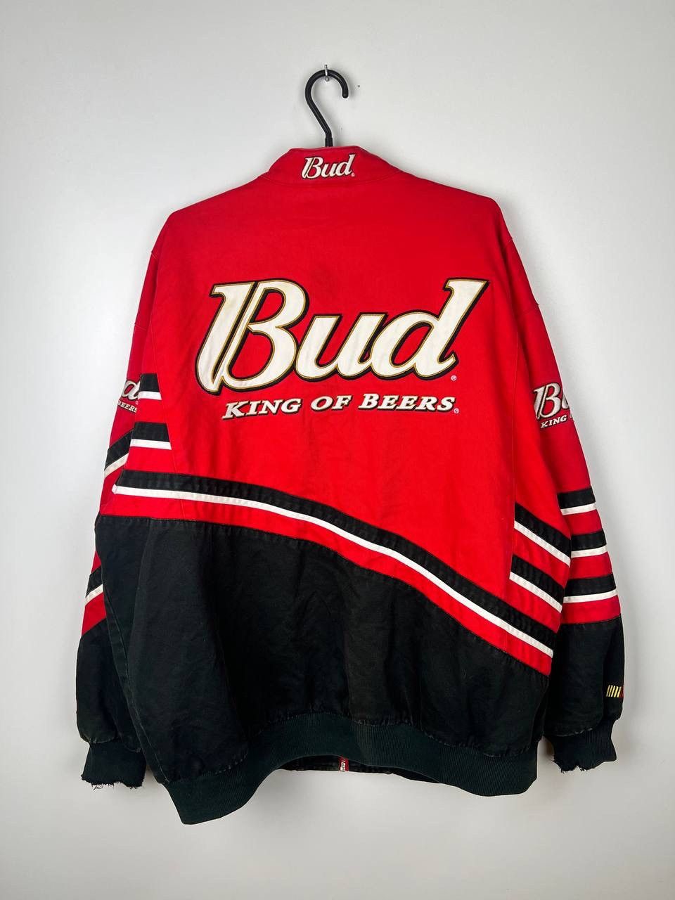 Vintage Budweiser NASCAR 90s racing jacket size XL Size US XL / EU 56 / 4 - 2 Thumbnail