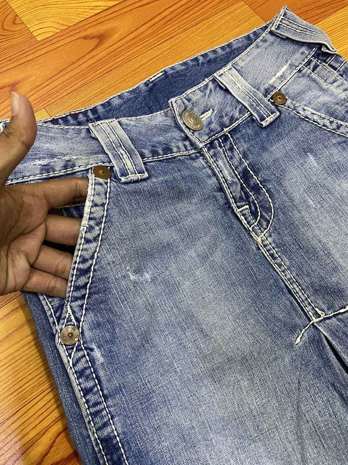 If Six Was Nine × True Religion × Vintage Vintage True Religion Denim Skirt Size 29" - 2 Thumbnail