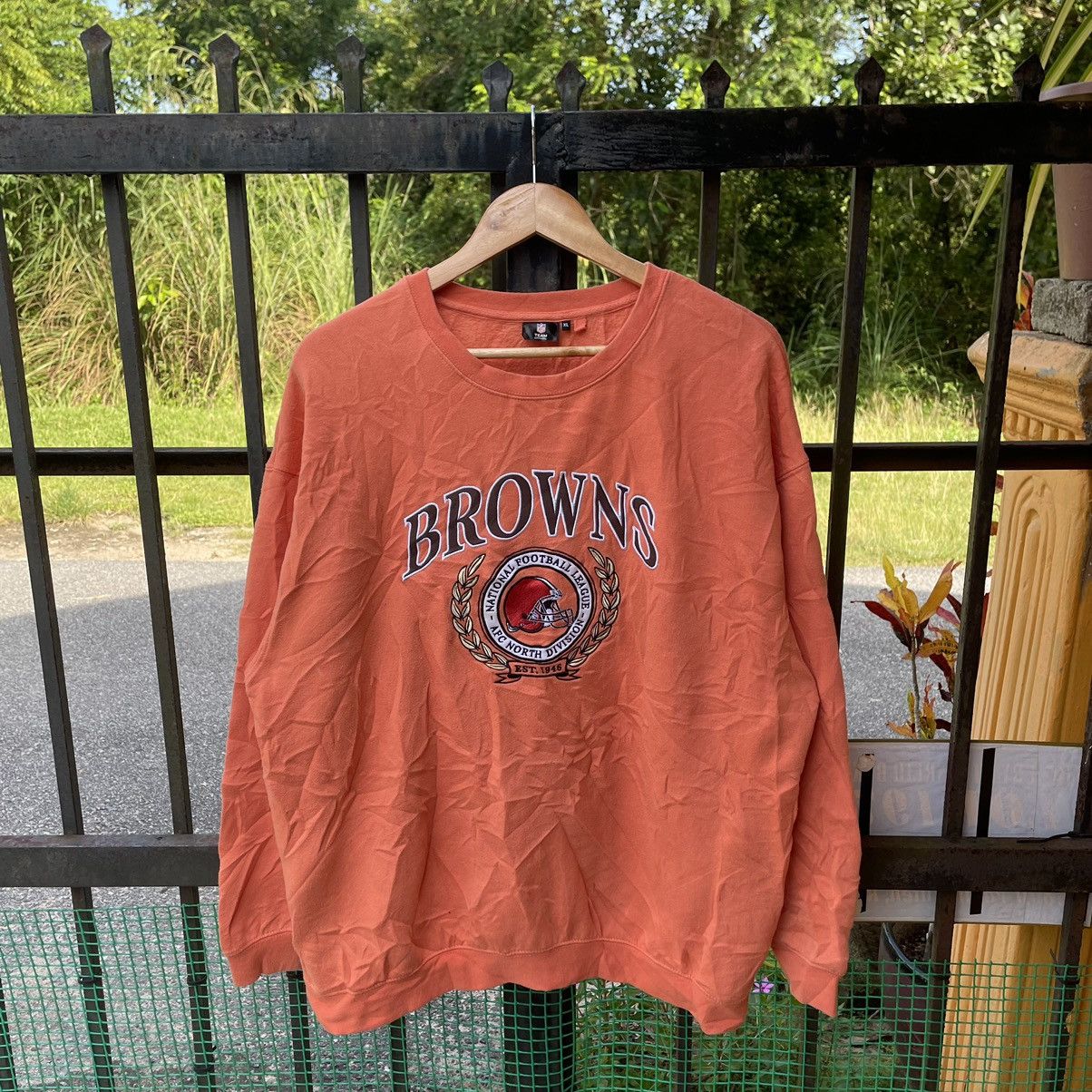 NFL × Vintage 🔥Vintage NFL Brown National Football League Sweatshirts Size US L / EU 52-54 / 3 - 1 Thumbnail