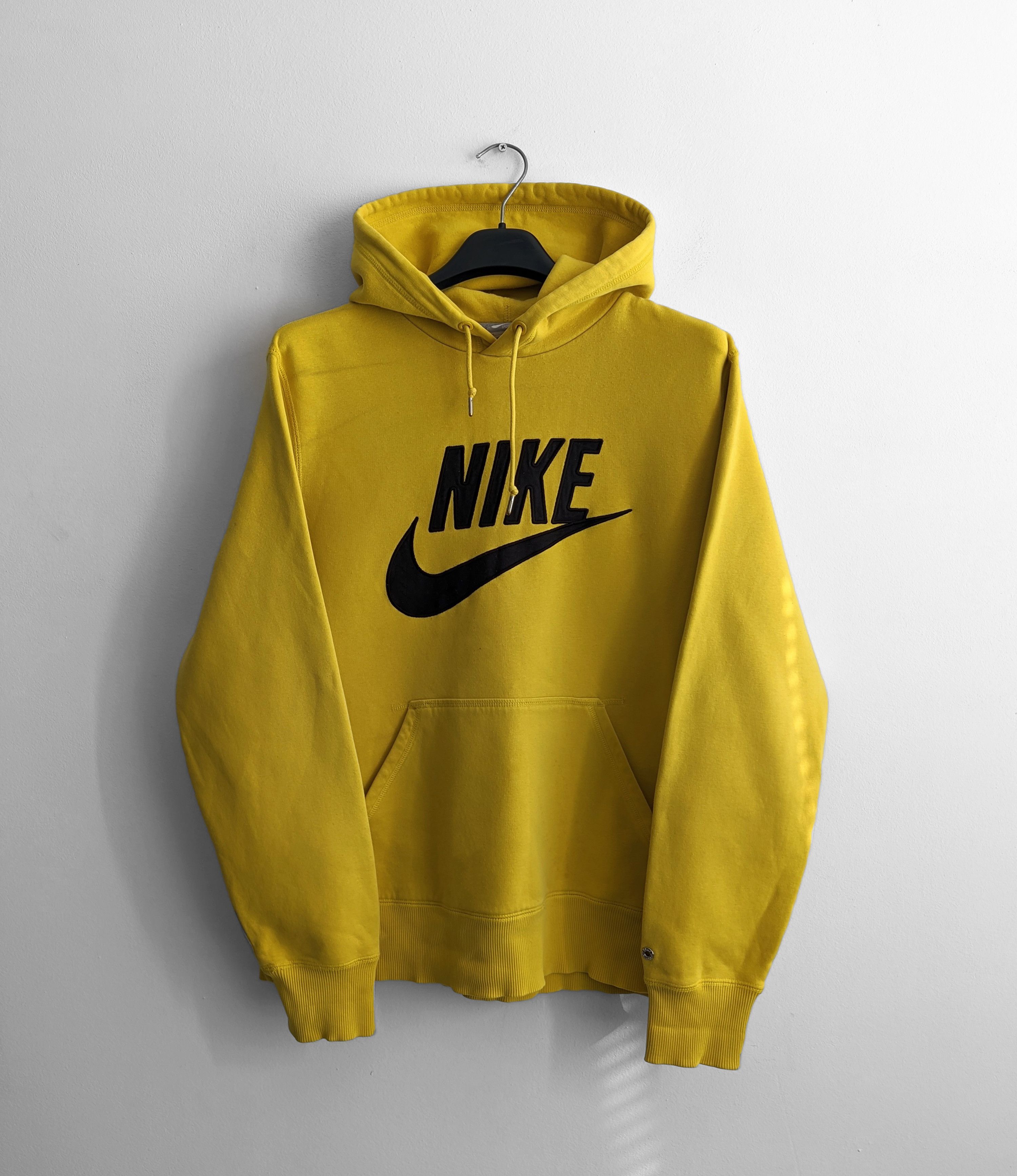 Nike Vintage Nike hoodie yellow swoosh y2k Size US M / EU 48-50 / 2 - 3 Thumbnail
