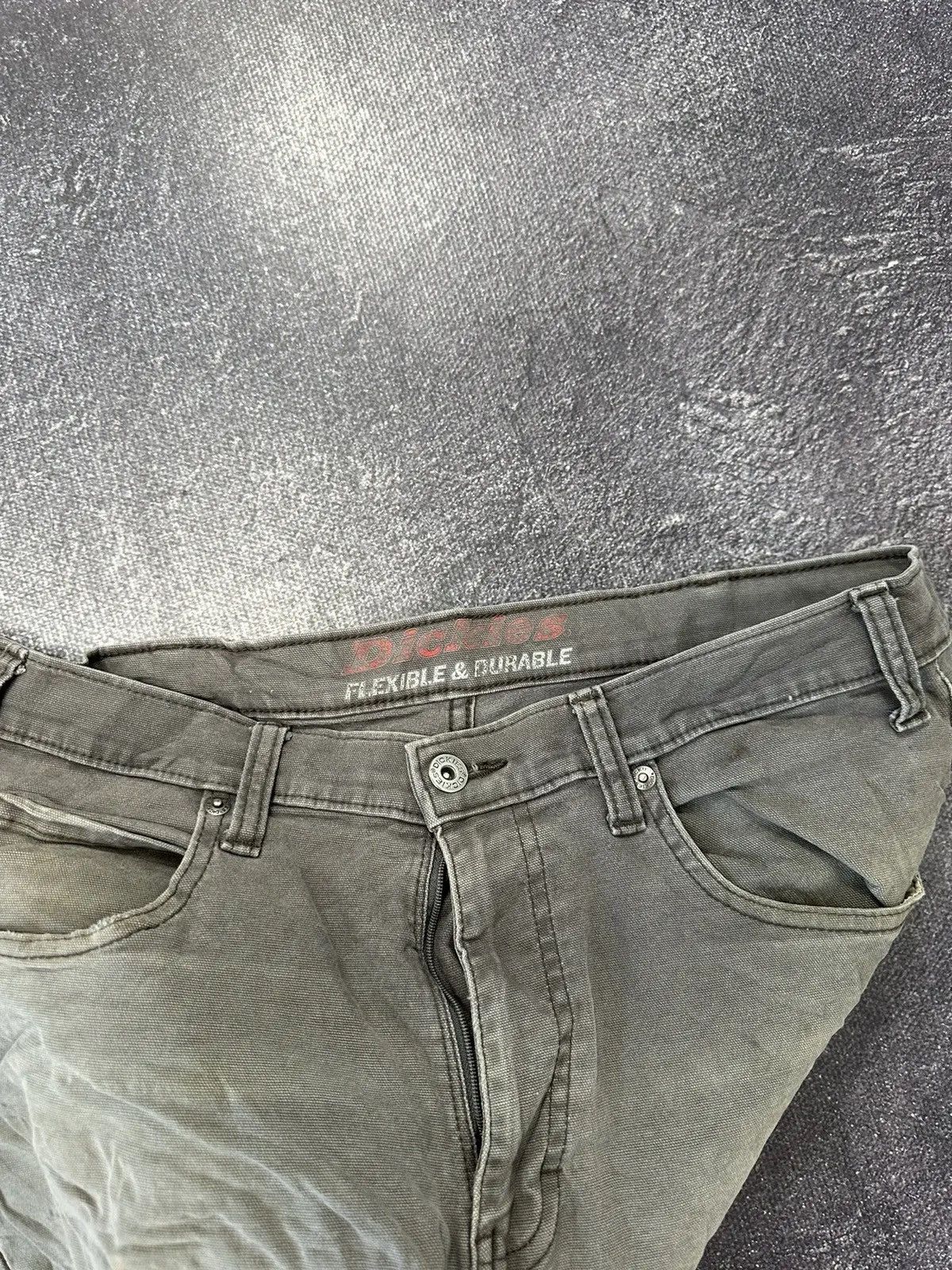 Dickies × Vintage Vintage Dickies Y2K Faded Grey Work Hype Baggy Pants Size US 34 / EU 50 - 9 Thumbnail
