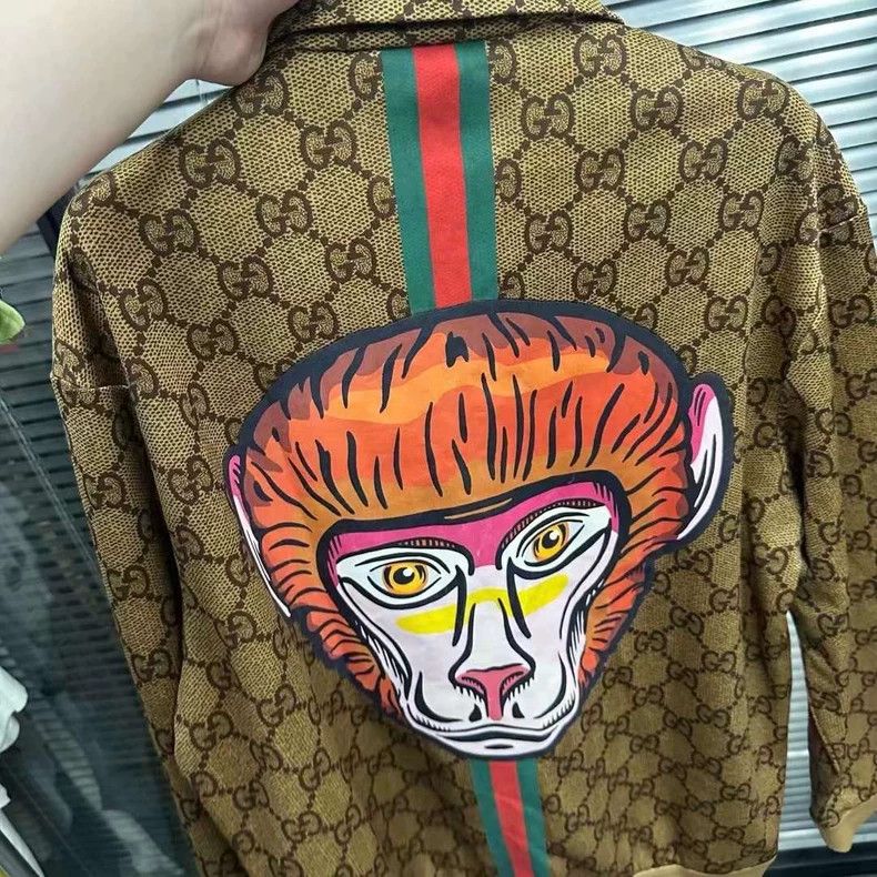 Gucci Gucci The new gg full-printed monkey jacket 2503-Nextarrow Size US M / EU 48-50 / 2 - 3 Thumbnail
