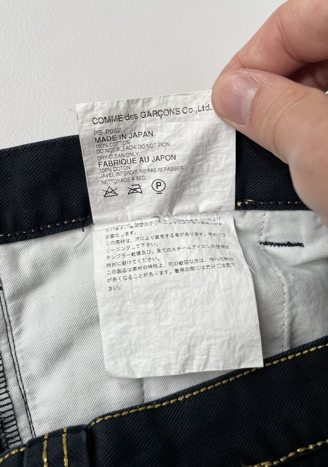 Comme des Garcons S/S 06 Contrast Stitch Utility Trousers Size US 34 / EU 50 - 5 Thumbnail