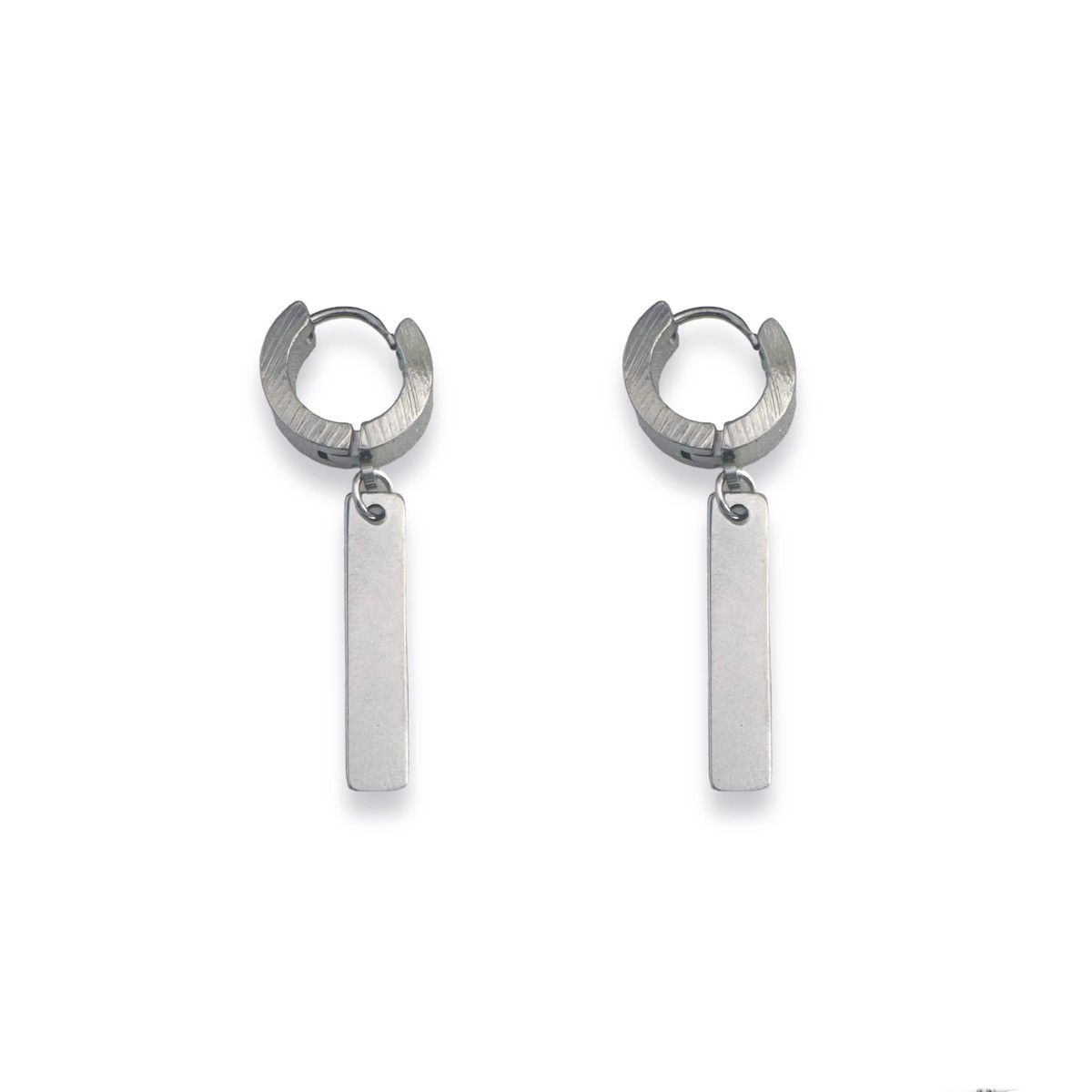 Designer Geometric Rectangle Dangle Drop Earrings for Men Women Size ONE SIZE - 1 Thumbnail