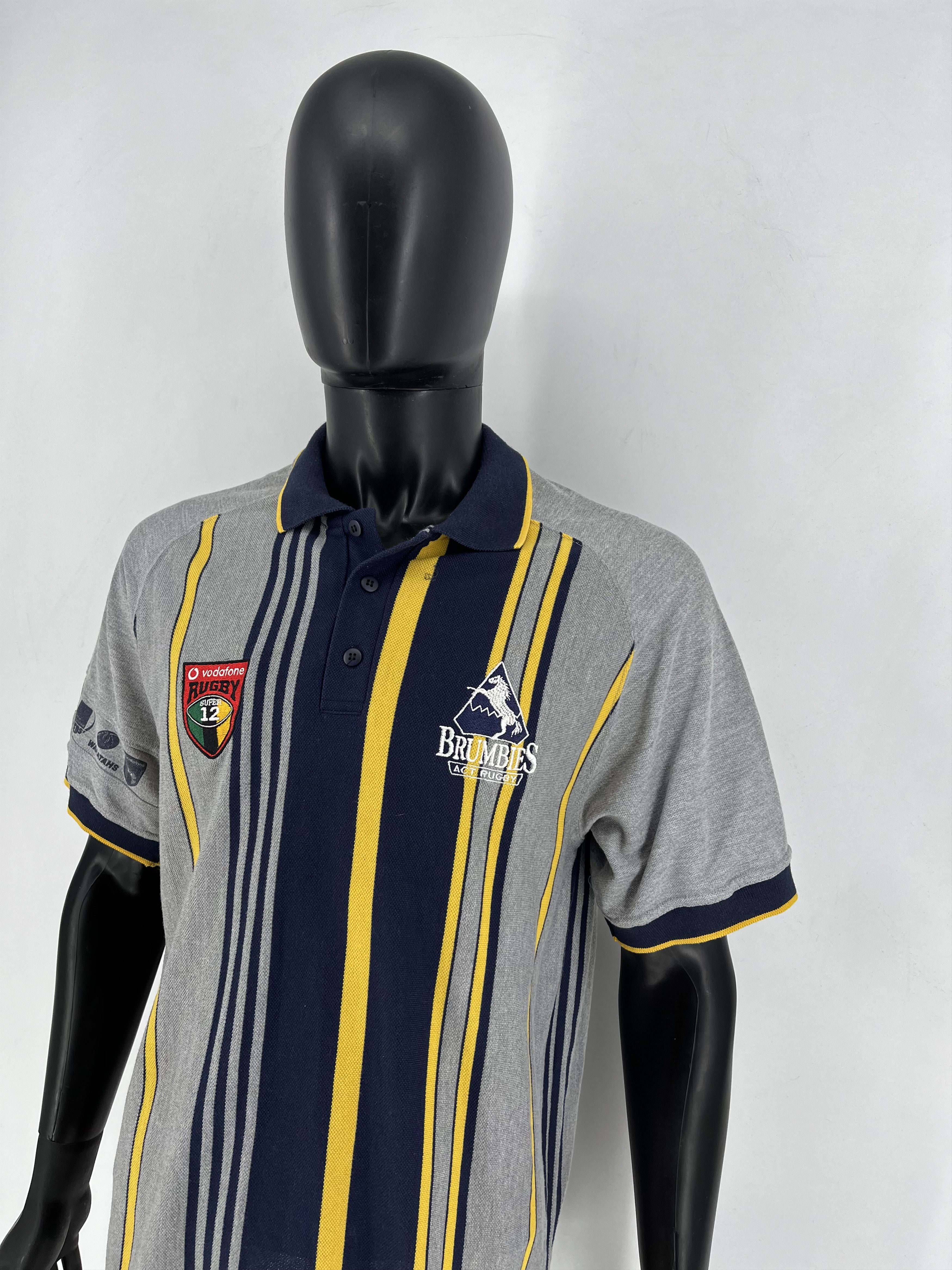 Vintage Vintage Coopers ACT Brumbies Licensed Super 12 Polo Shirt Size US M / EU 48-50 / 2 - 4 Thumbnail