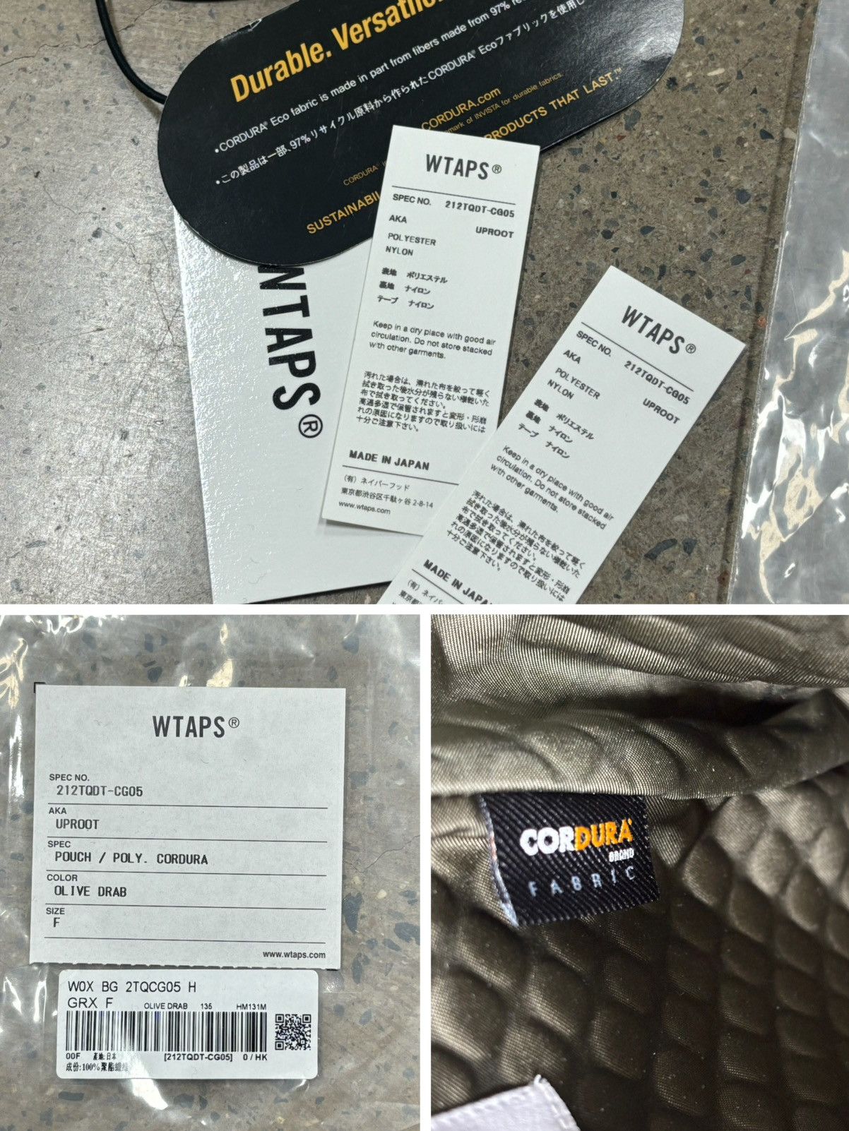 Wtaps WTAPS UPROOT POUCH CORDURA Size ONE SIZE - 8 Thumbnail