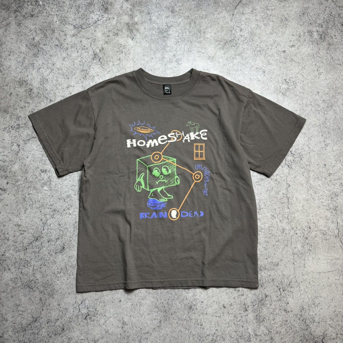 Brain Dead NEW Brain Dead HomeShake T-Shirt Size US S / EU 44-46 / 1 - 1 Thumbnail