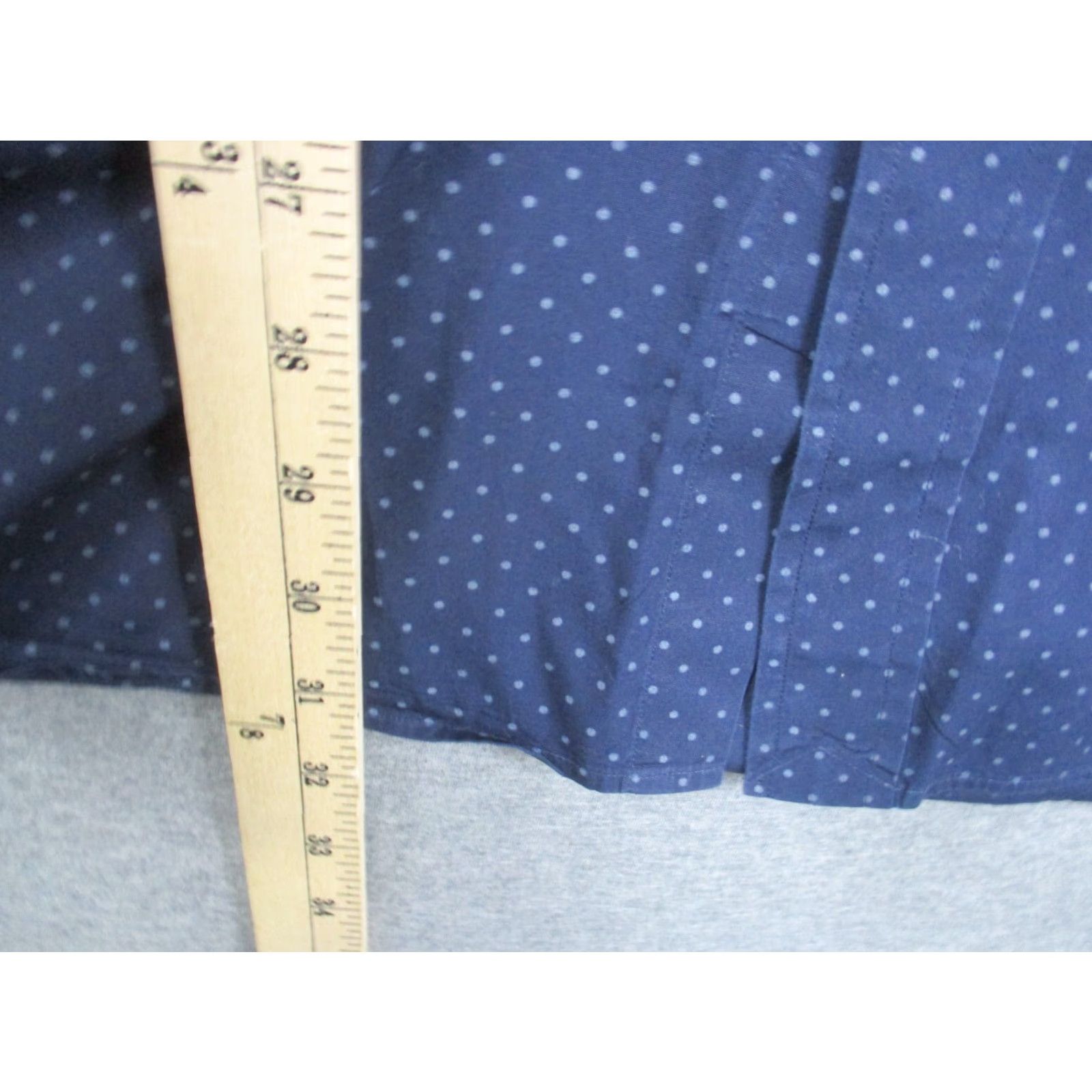 Polo Ralph Lauren Polo Ralph Shirt XXL Blue Dot Long Sleeve Slim Fit Button-Up Shirt Mens Class ic Polo Ralph Lauren Slim Fit Dot Blue Long Sleeve Shirt Size US XXL / EU 58 / 5 - 5 Thumbnail