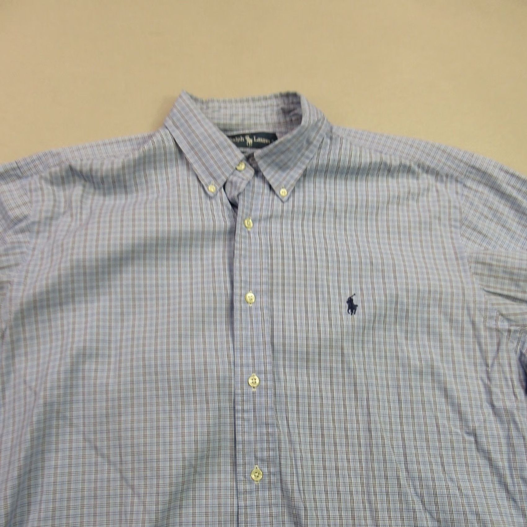 Polo Ralph Lauren Ralph Lauren Shirt Mens Long Sleeve Lightweight Button Front Blue Yarmouth Size US L / EU 52-54 / 3 - 3 Thumbnail