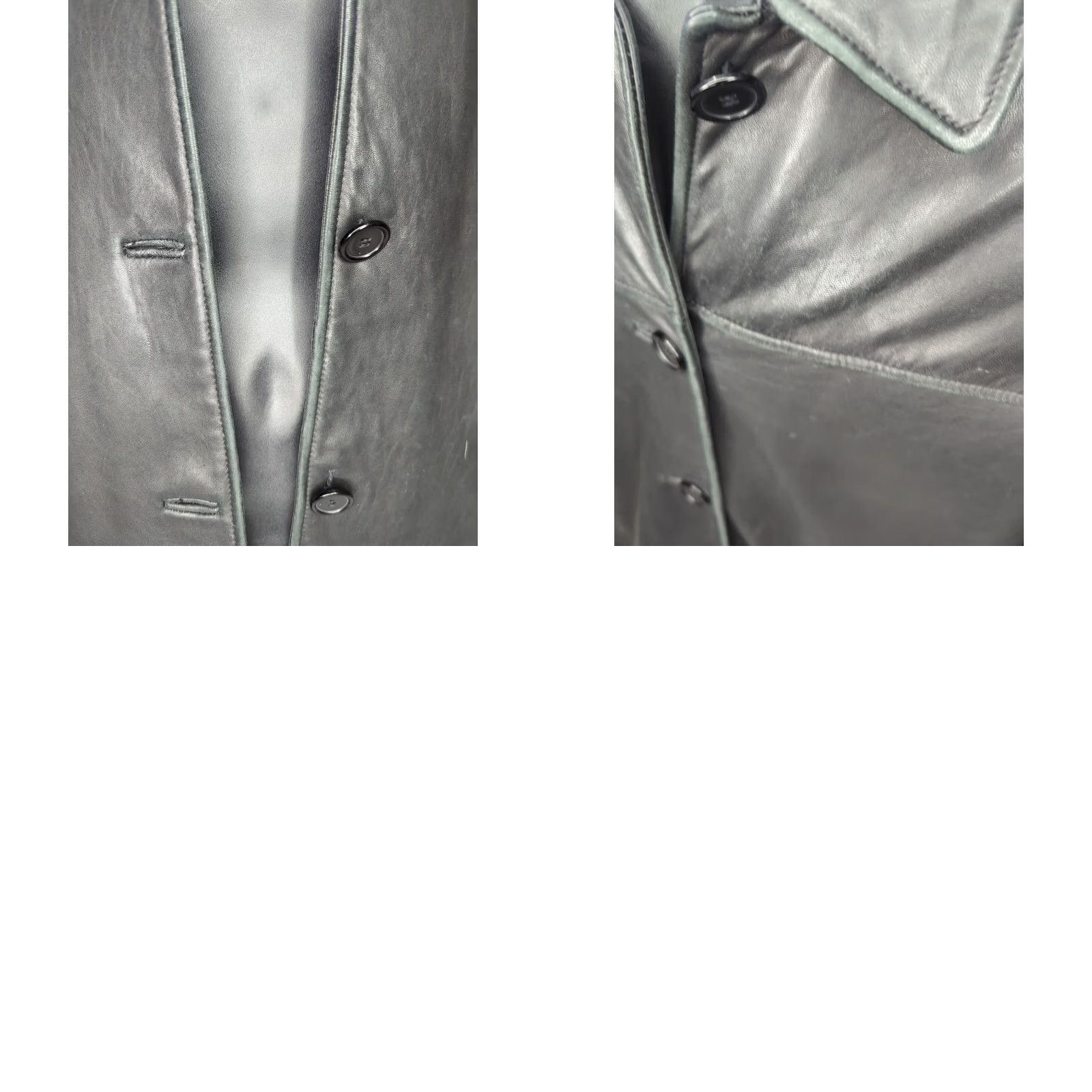 Andrew Marc Andrew Marc Studio Butter Soft Lamb Leather Jacket Mid-Length Overcoat Black Mens Medium Size US M / EU 48-50 / 2 - 8 Thumbnail