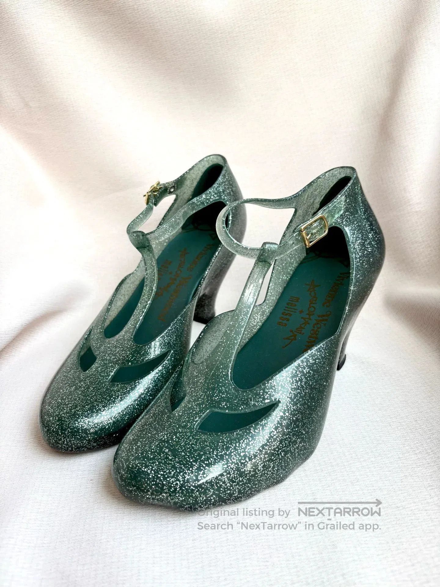 Vivienne Westwood Vivienne Westwood x Melissa Gray Glitter Cat Shoes. Size US 6 / IT 36 - 1 Thumbnail