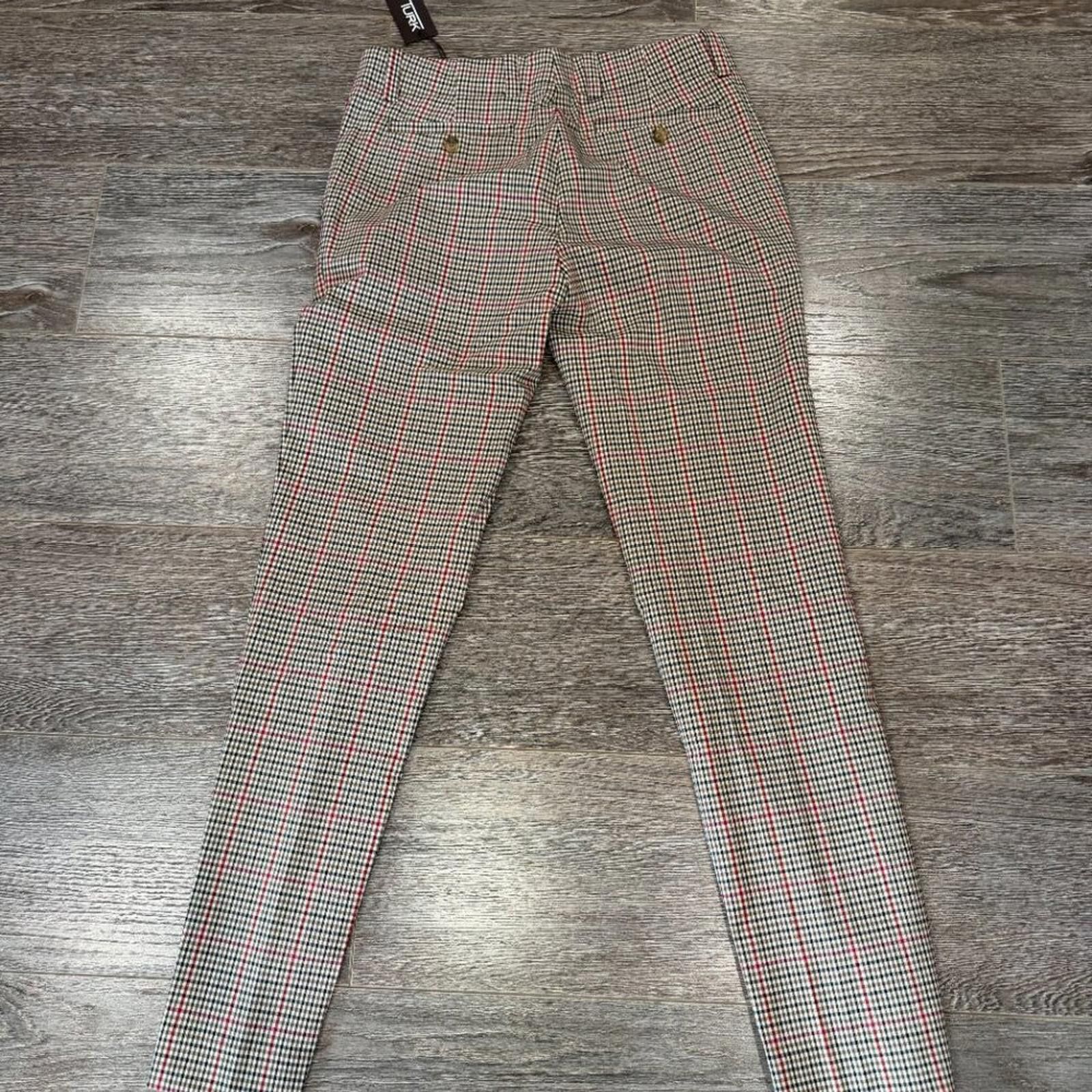 Mr Turk Mr Turk Men Plaid Trousers Size 29 New With Tags Retail 298 Size US 29 - 6 Thumbnail