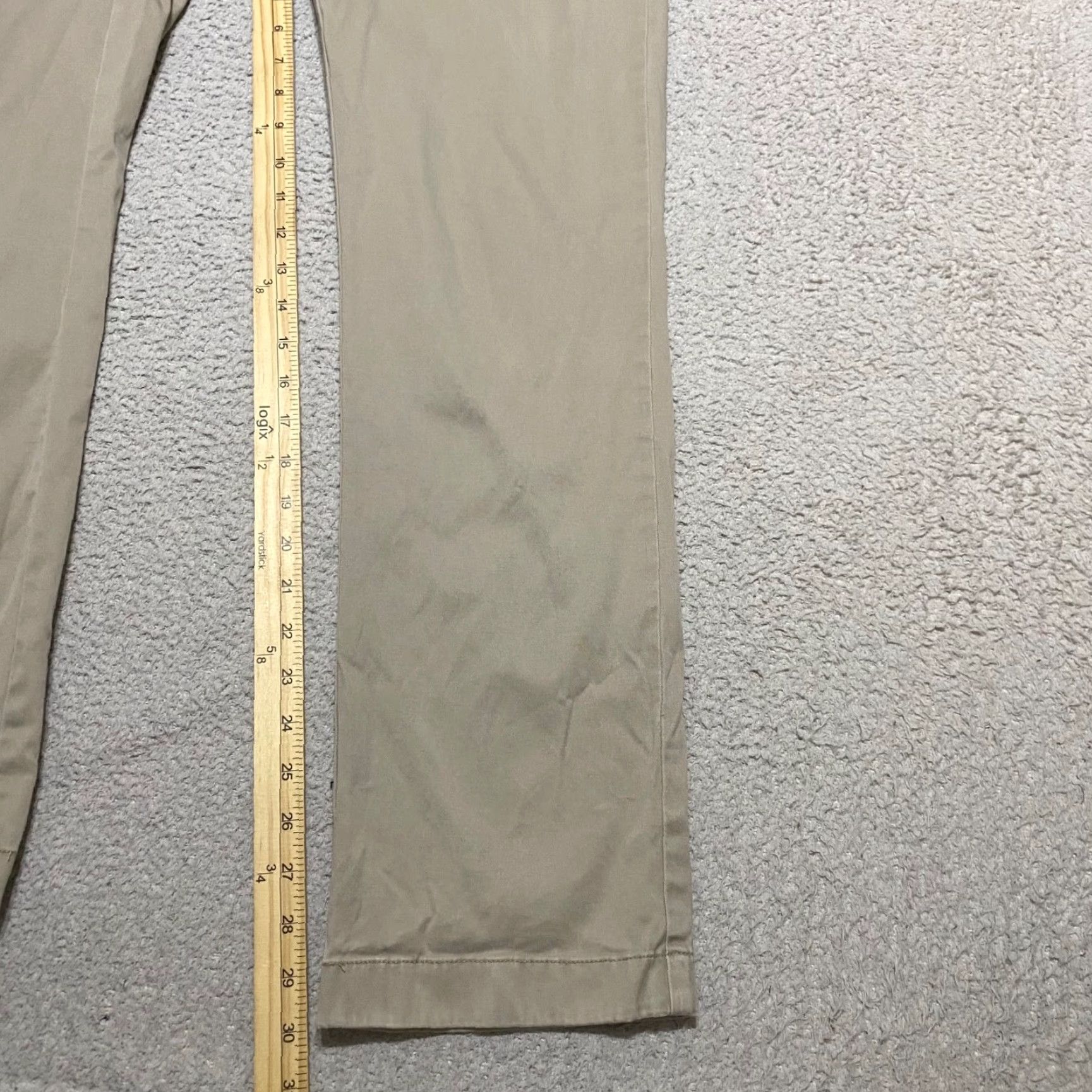J.Crew Vineyard Vines Mens Pants 30x32 Beige Chino Straight Mid Rise Business Casual Size US 30 / EU 46 - 6 Thumbnail