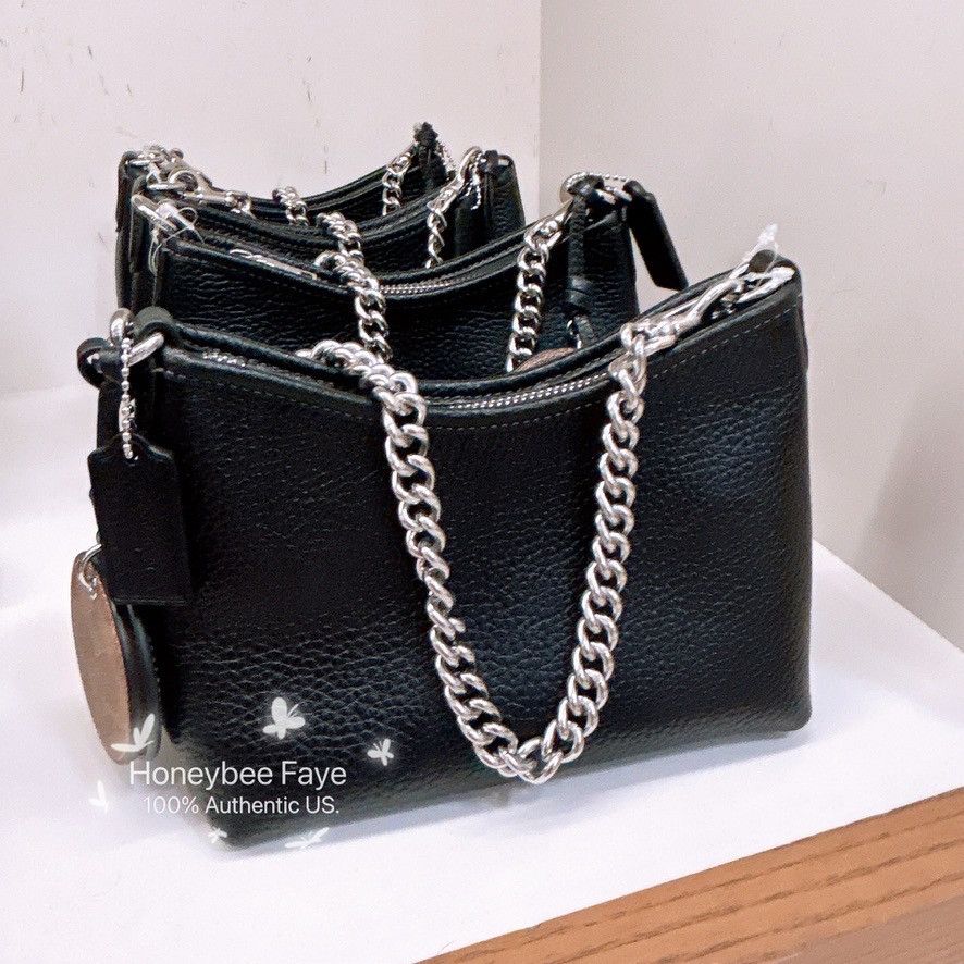 Coach Laurel Small Shoulder Bag With Mirror Charm And Pouch CBI06 Size ONE SIZE - 4 Thumbnail