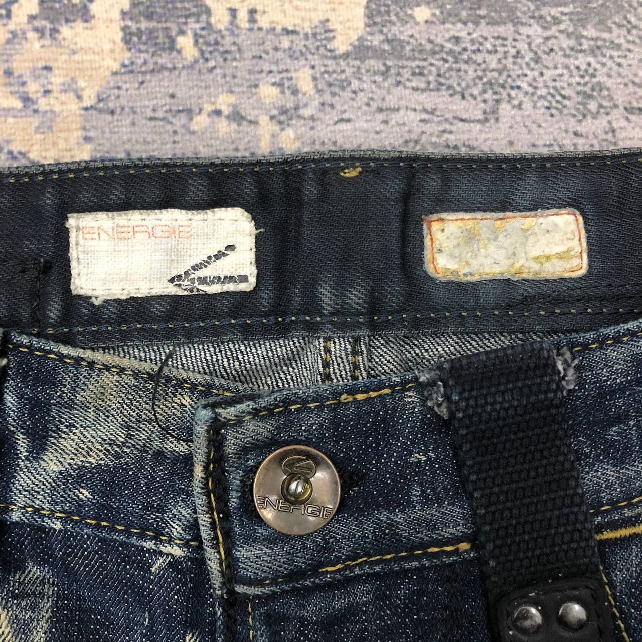 Energie P217 ENERGIE MADE IN ROMANIA DENIM JEANS Size US 36 / EU 52 - 6 Thumbnail