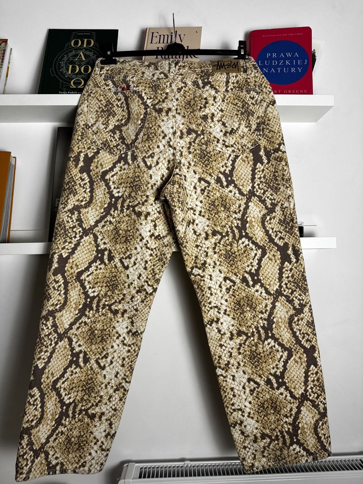 Stussy STUSSY WASHED CANVAS BIG OL JEANS PYTHON HYPE STREETWEAR Size US 32 / EU 48 - 3 Thumbnail