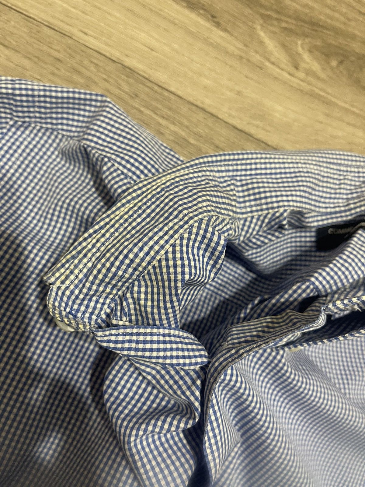 Comme des Garcons Homme COMME des GARCONS HOMME blue SHIRT VINTAGE Y2K SIZE L Size US L / EU 52-54 / 3 - 10 Thumbnail