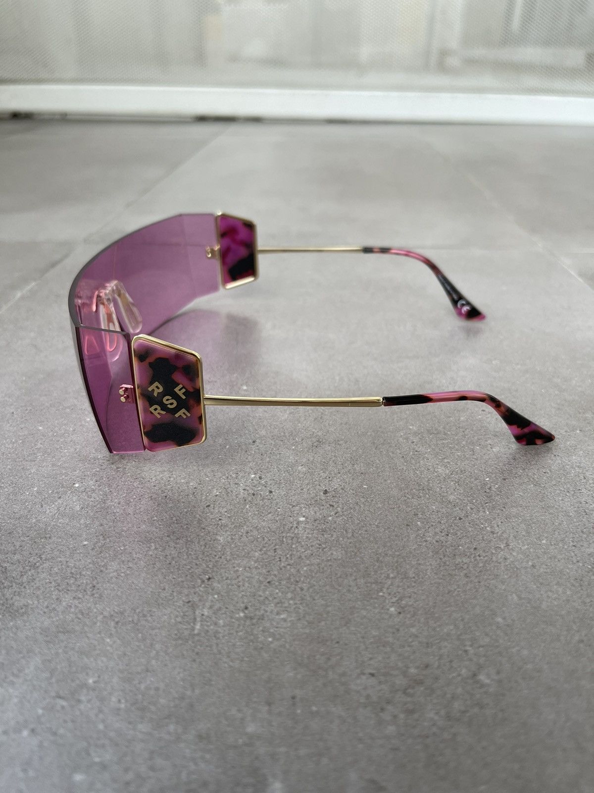 Retrosuperfuture !DS!SS23 Retrosuperfuture RA1 Pianeta Pink Shield Sunglasses Size ONE SIZE - 12 Thumbnail