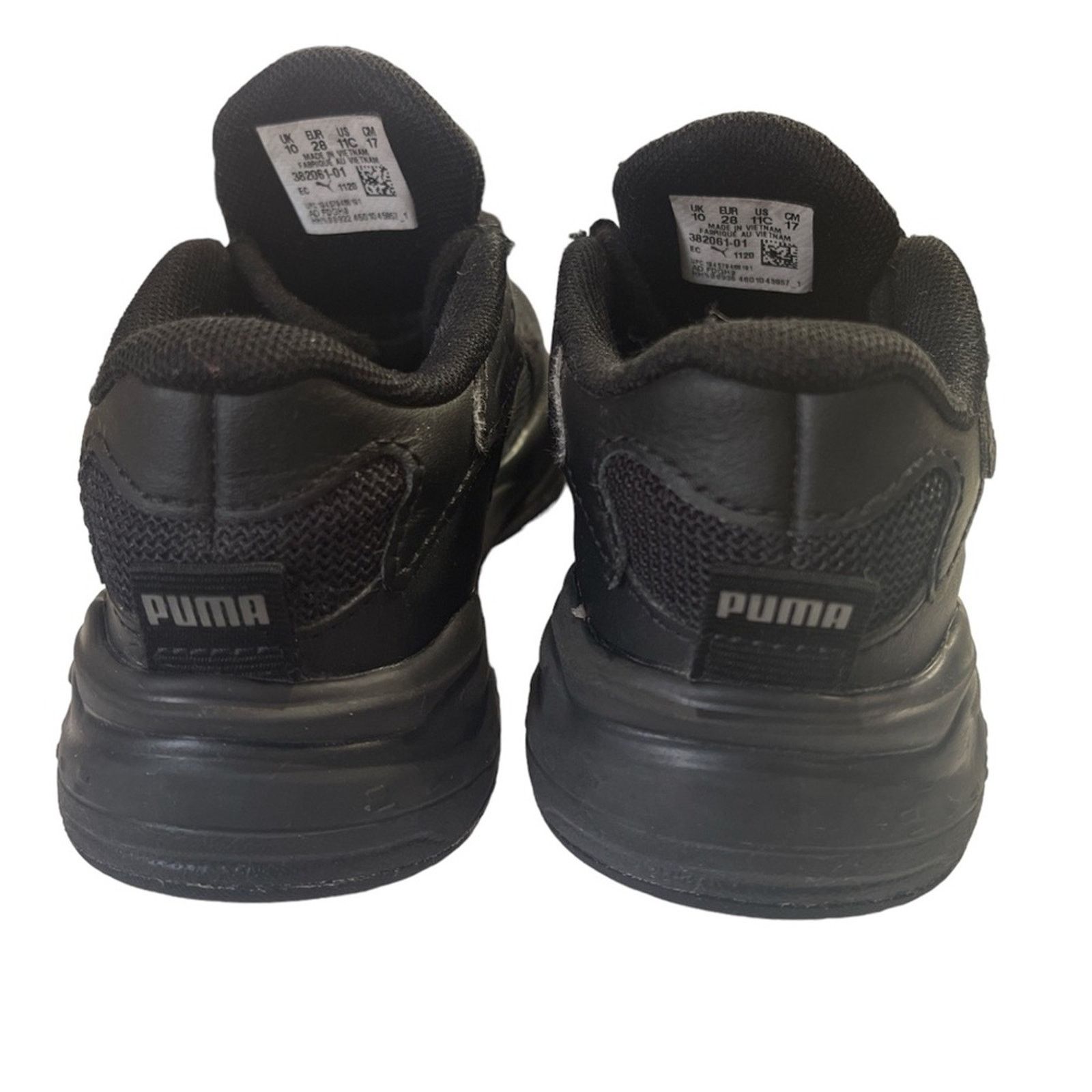 Puma PUMA Toddler RS-Fast Triple Black Sneakers Sz 11c Size US 11 / EU 44 - 4 Thumbnail