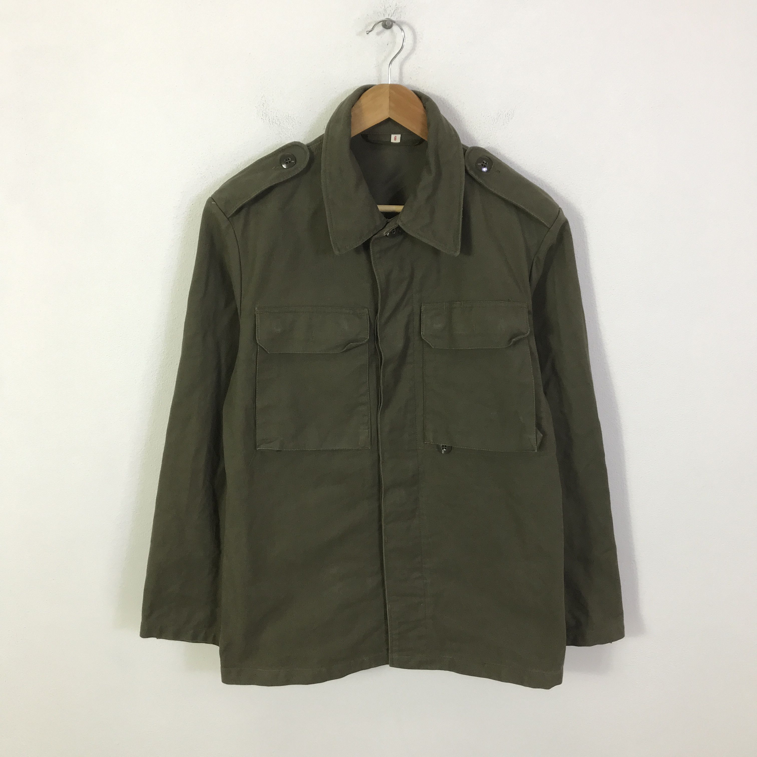 Vintage Vintage army jacket K114B19 Size US L / EU 52-54 / 3 - 1 Thumbnail